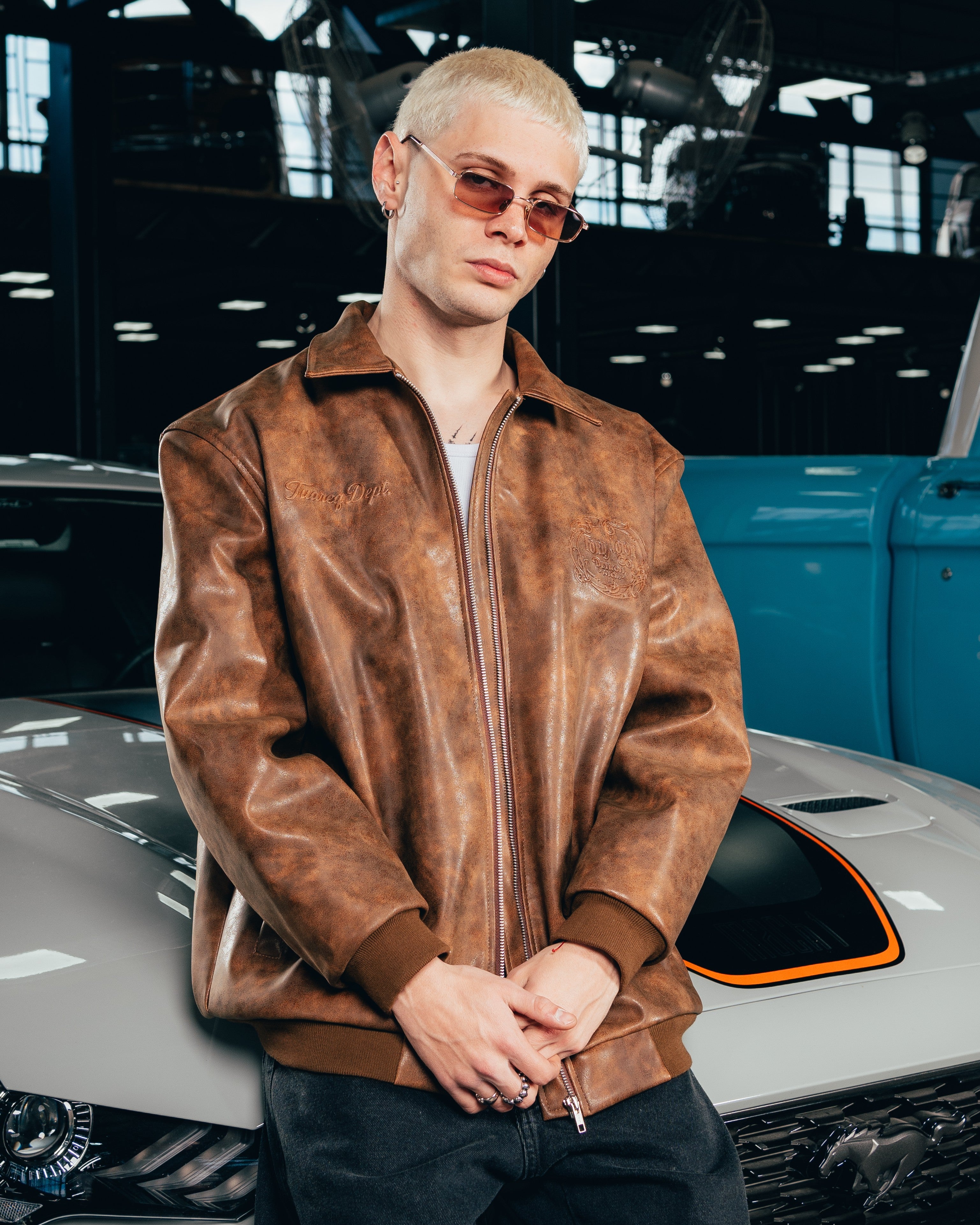 CAMPERA ECO-CUERO [ FORD ] RETRO