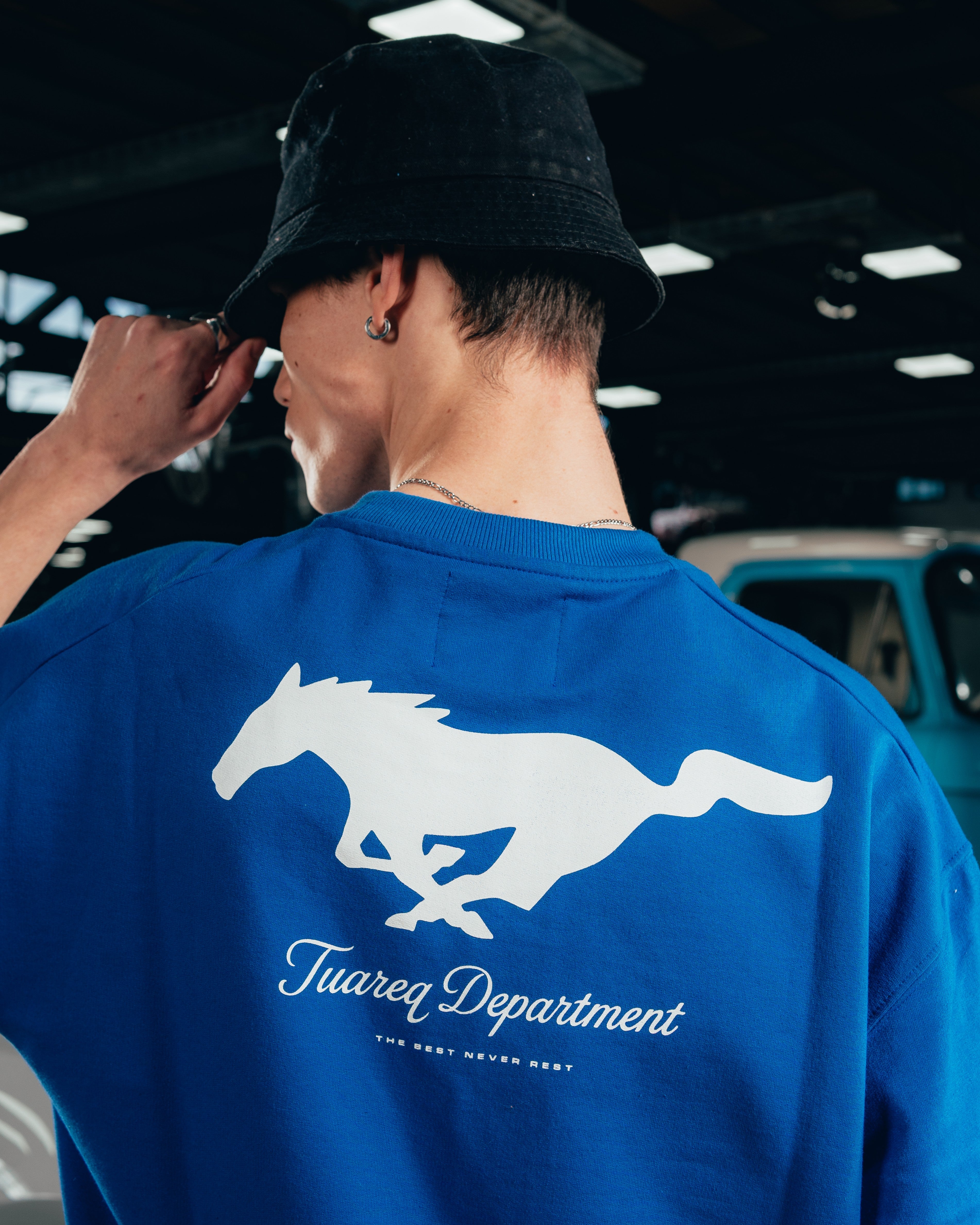 KIMONO RUSTICO [ FORD ] MUSTANG BLUE