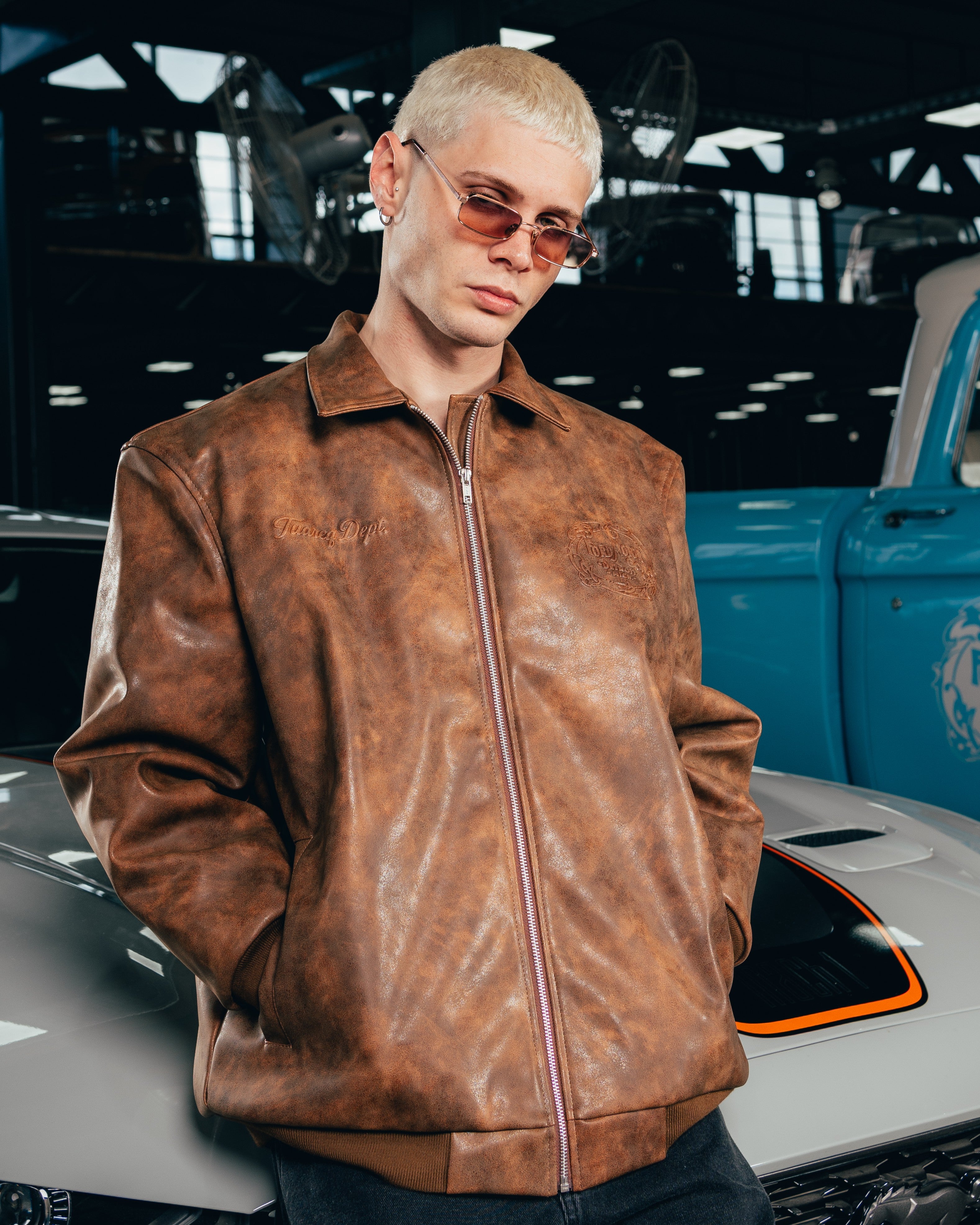 CAMPERA ECO-CUERO [ FORD ] RETRO