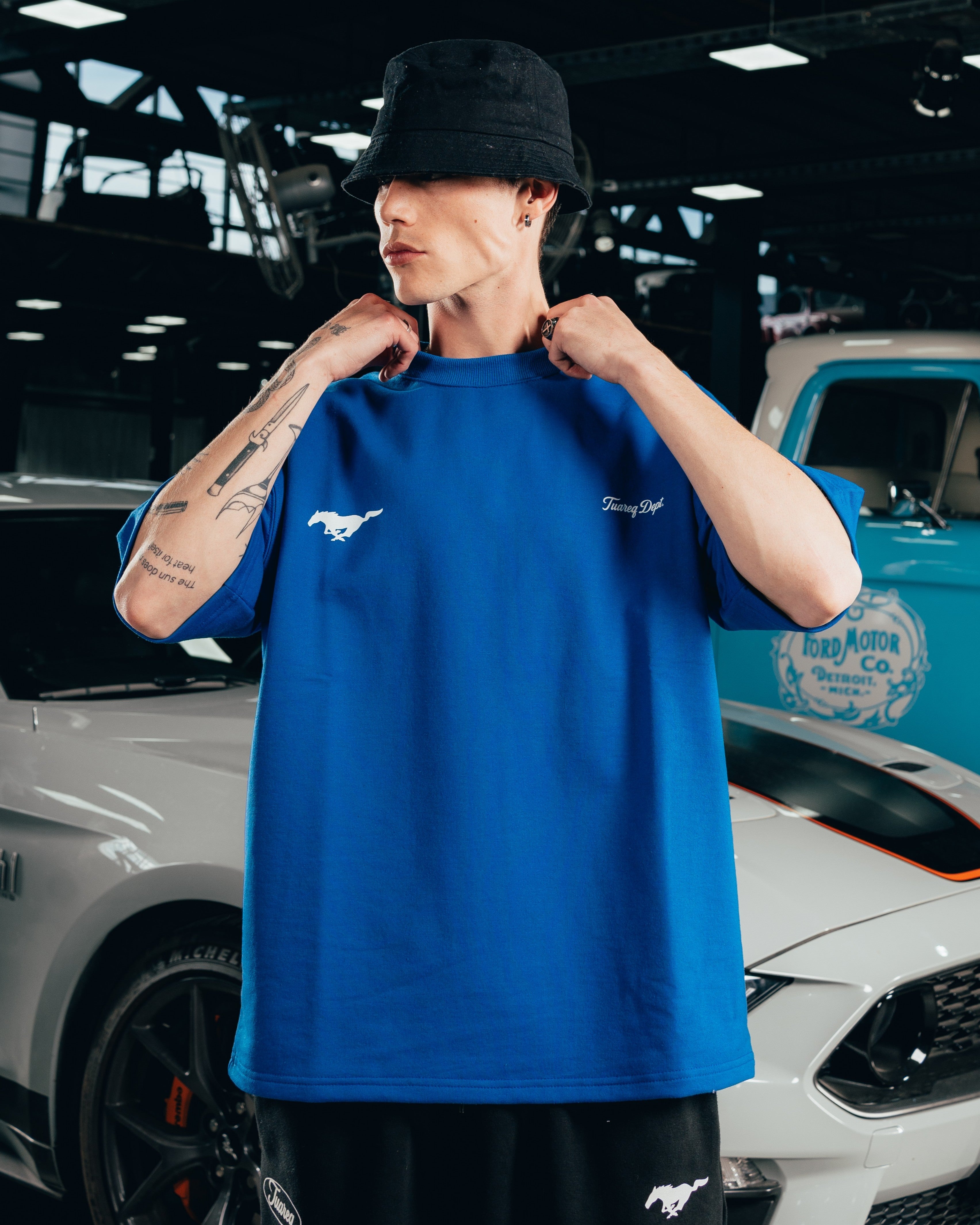 KIMONO RUSTICO [ FORD ] MUSTANG BLUE