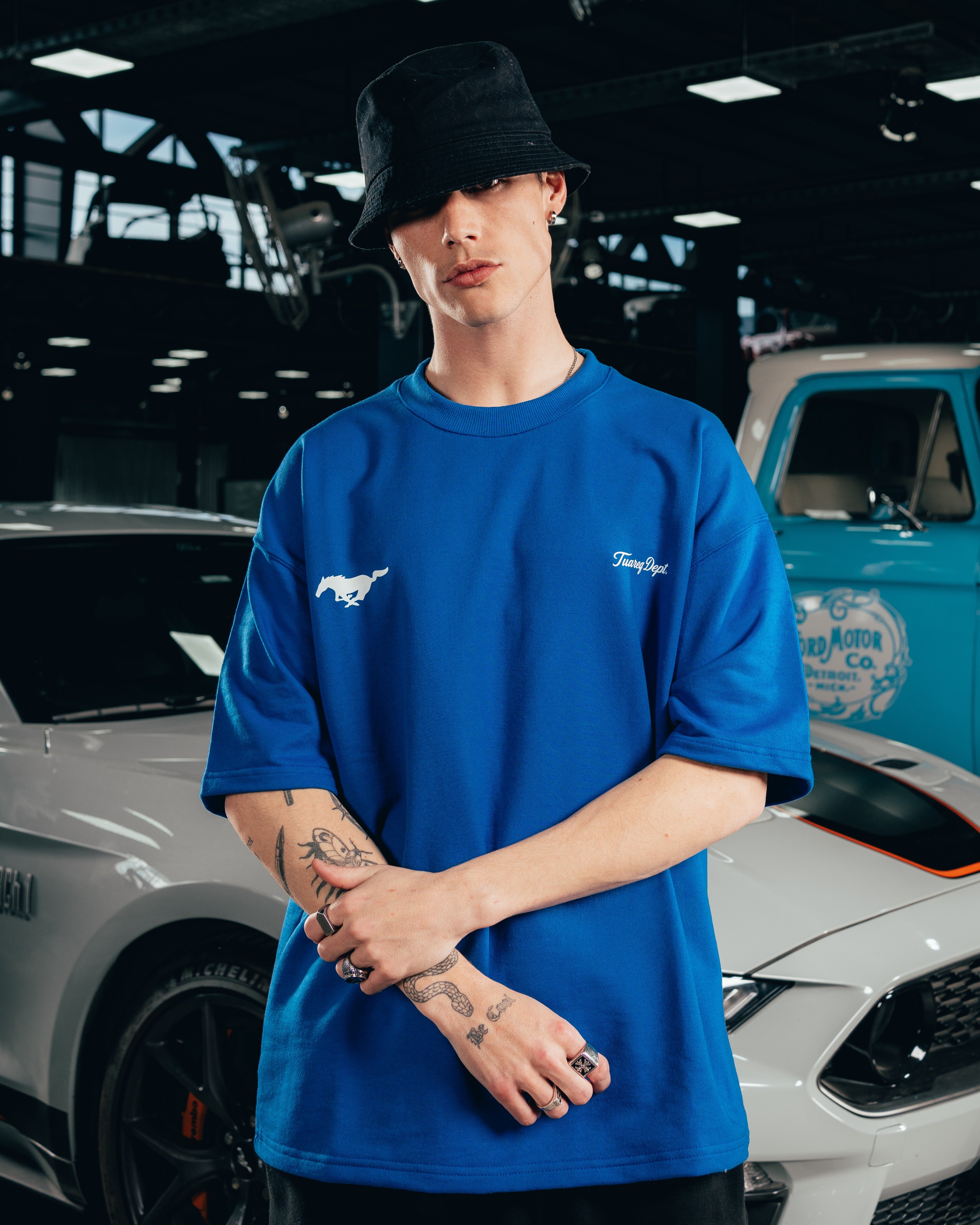 KIMONO RUSTICO [ FORD ] MUSTANG BLUE