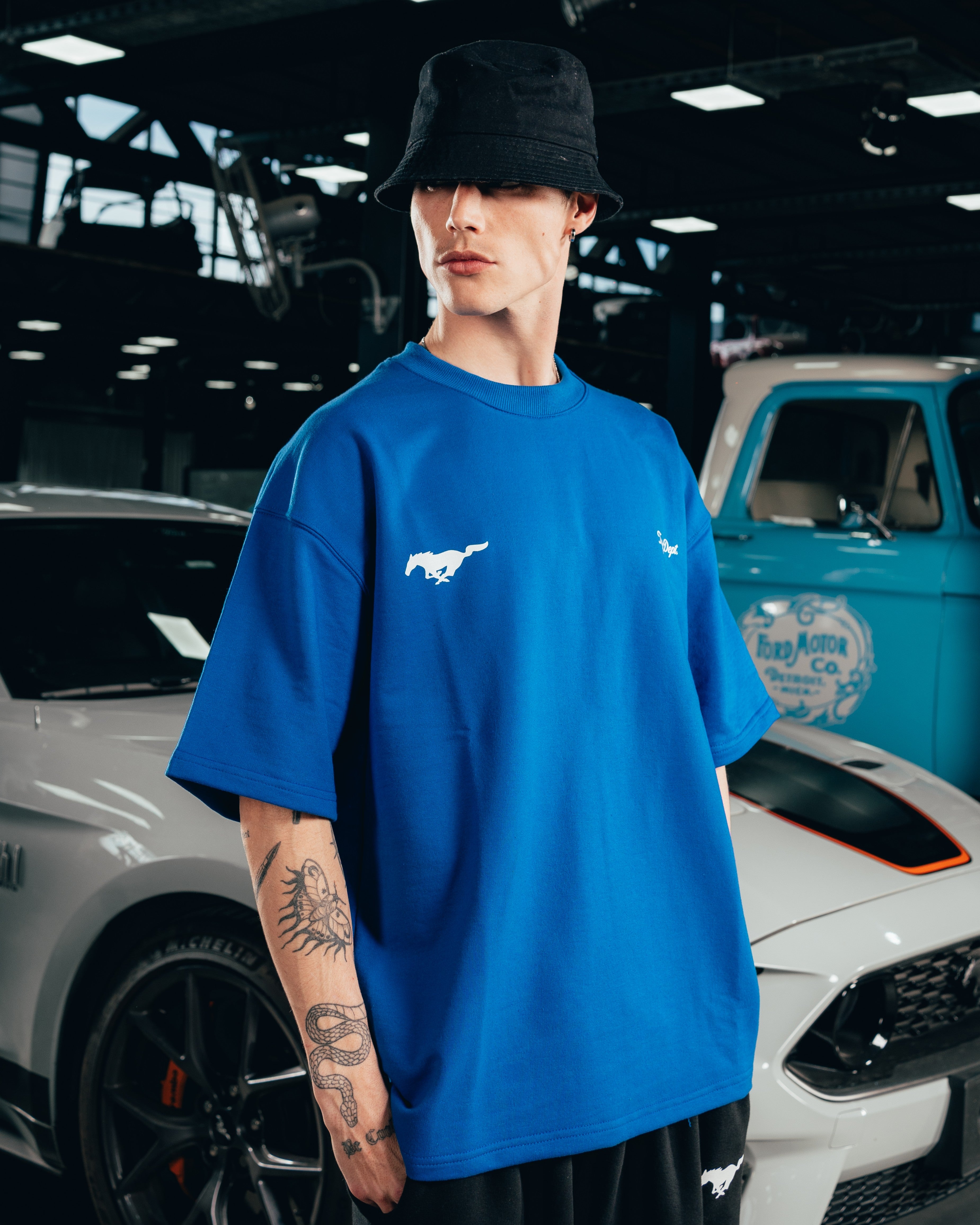 KIMONO RUSTICO [ FORD ] MUSTANG BLUE