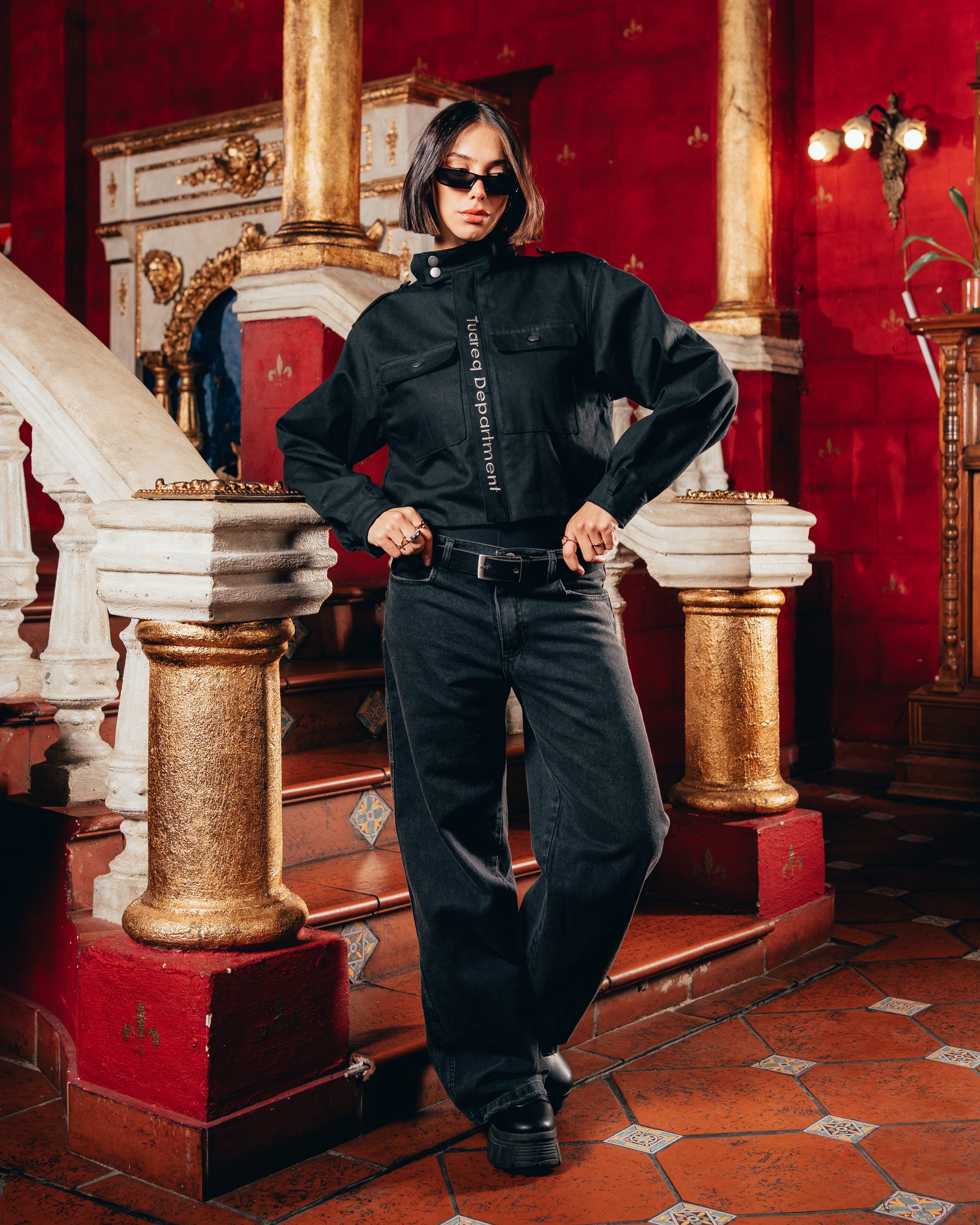 CAMPERA KATAFE SEMI-BOXY [ B2B ] STAR BLACK