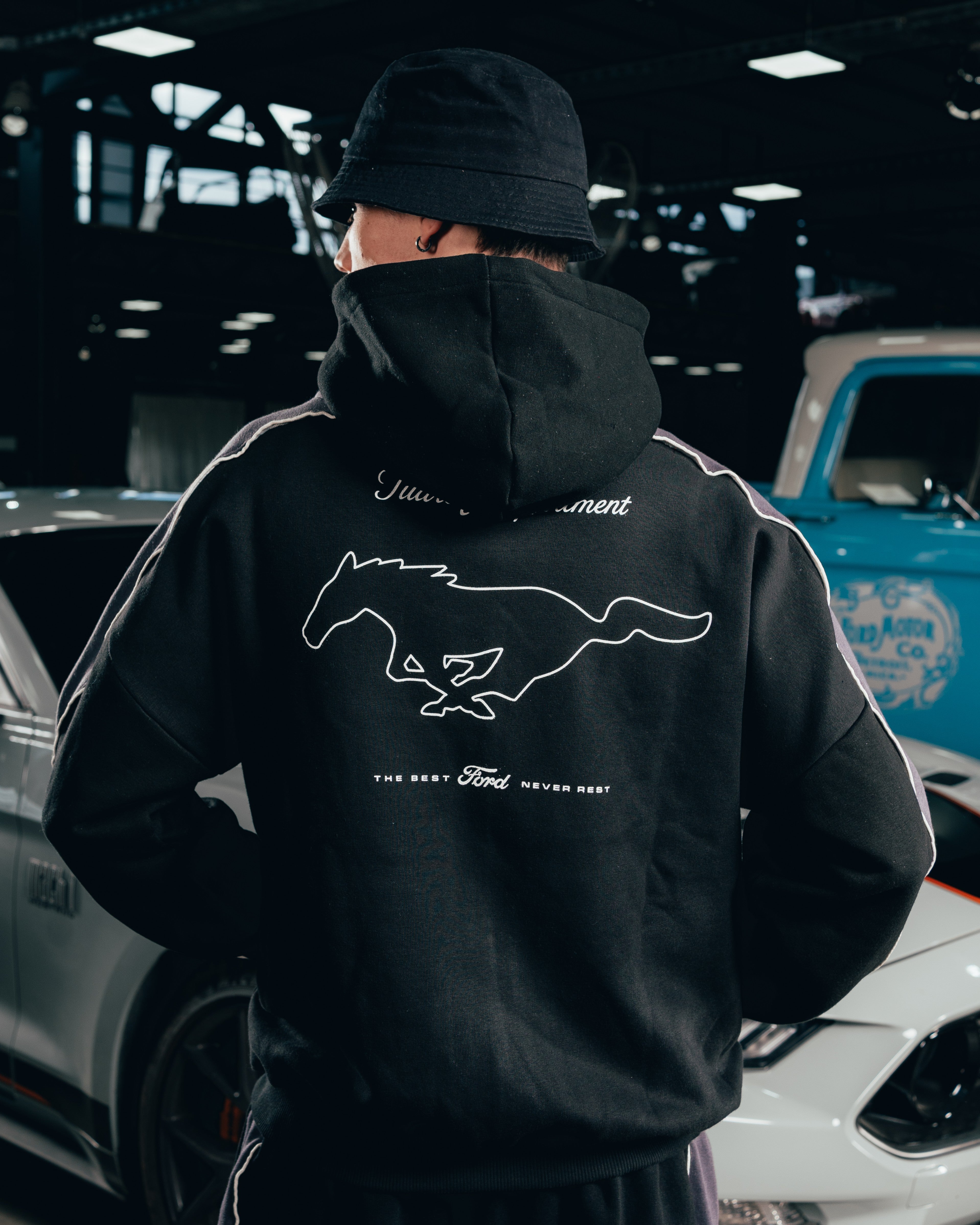 CONJUNTO DE INVIERNO [ FORD ] BICOLOR BLACK