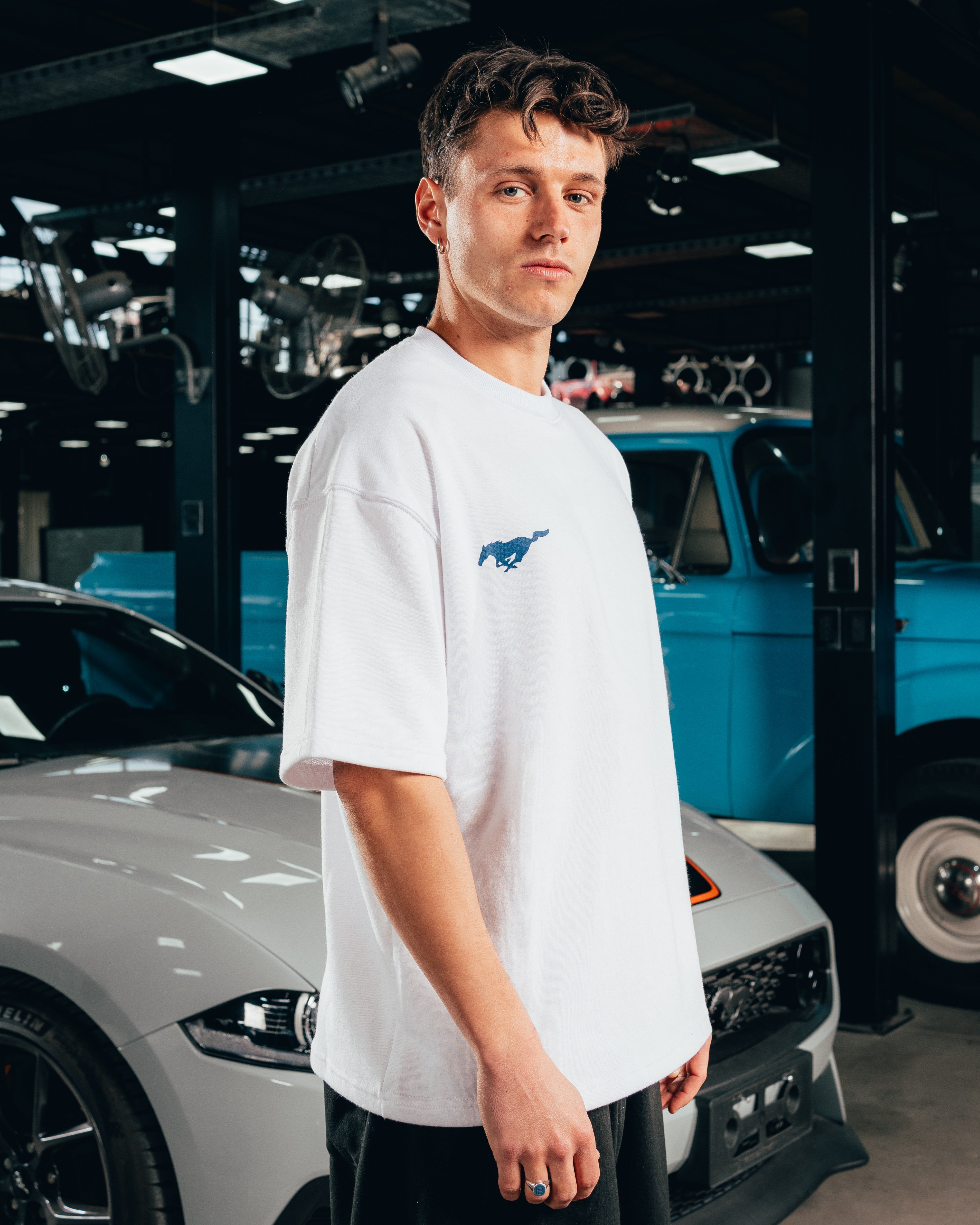 KIMONO RUSTICO [ FORD ] MUSTANG WHITE