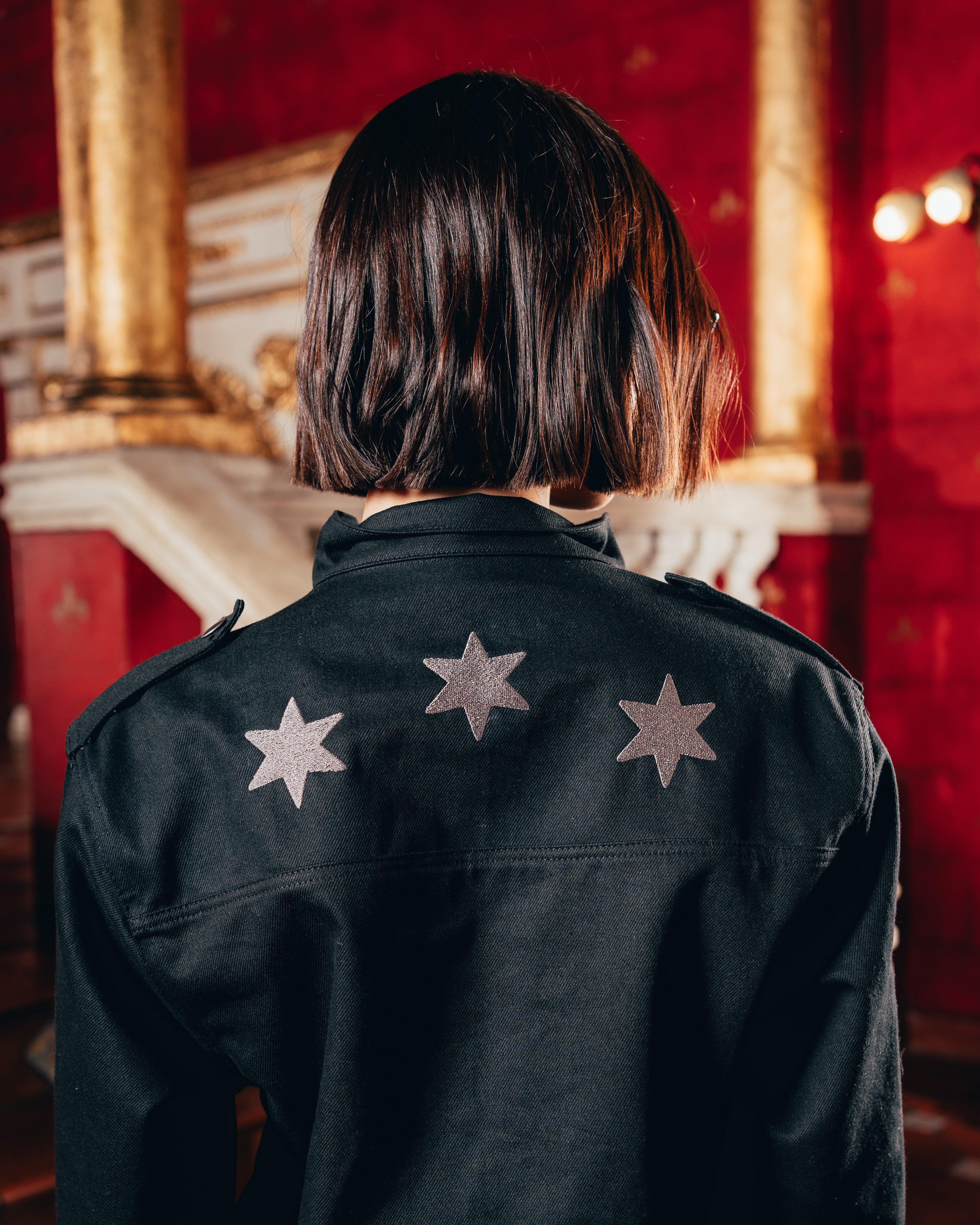 CAMPERA KATAFE SEMI-BOXY [ B2B ] STAR BLACK