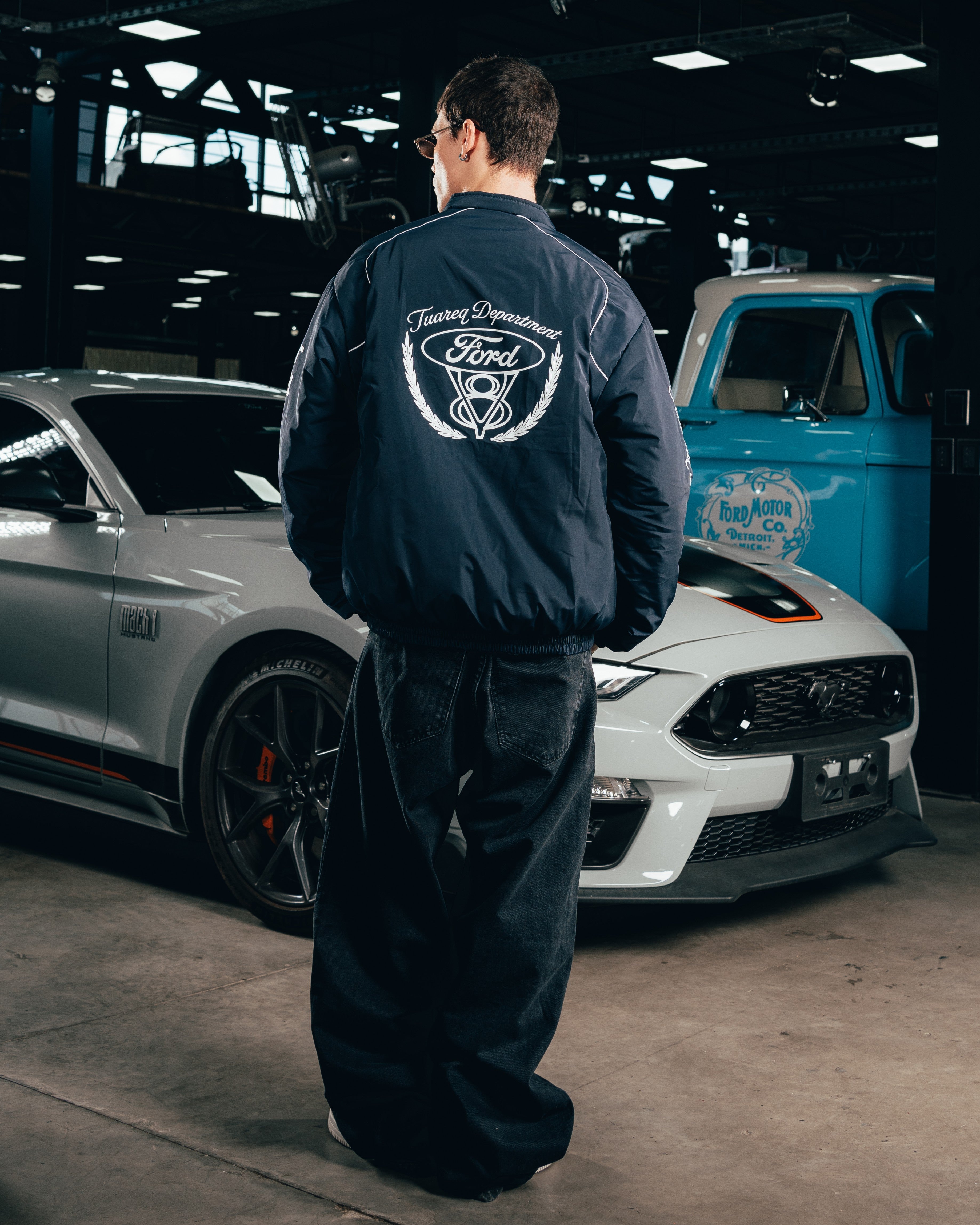 CAMPERA PUFFER [ FORD ] NASCAR BLUE