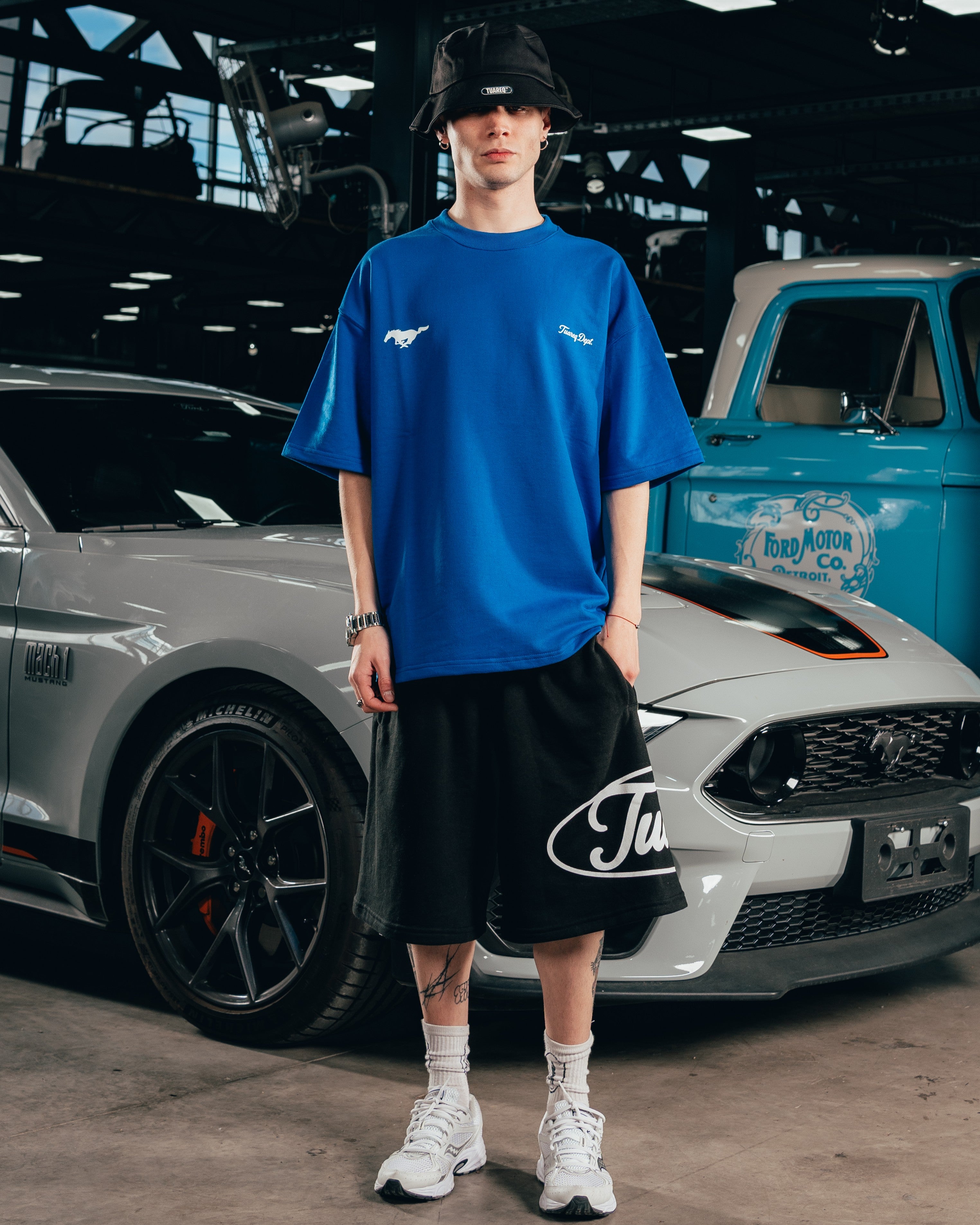 KIMONO RUSTICO [ FORD ] MUSTANG BLUE
