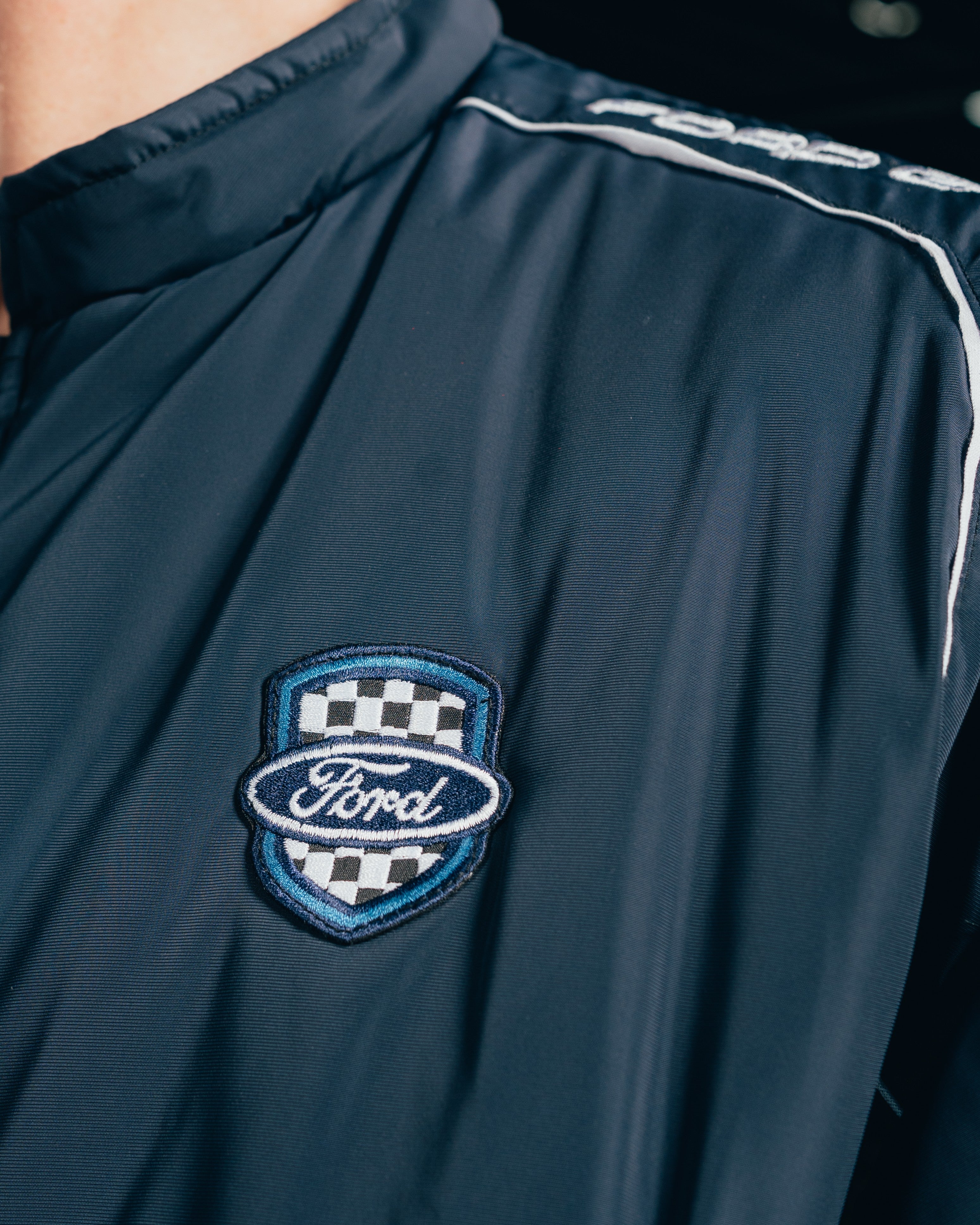 CAMPERA PUFFER [ FORD ] NASCAR BLUE
