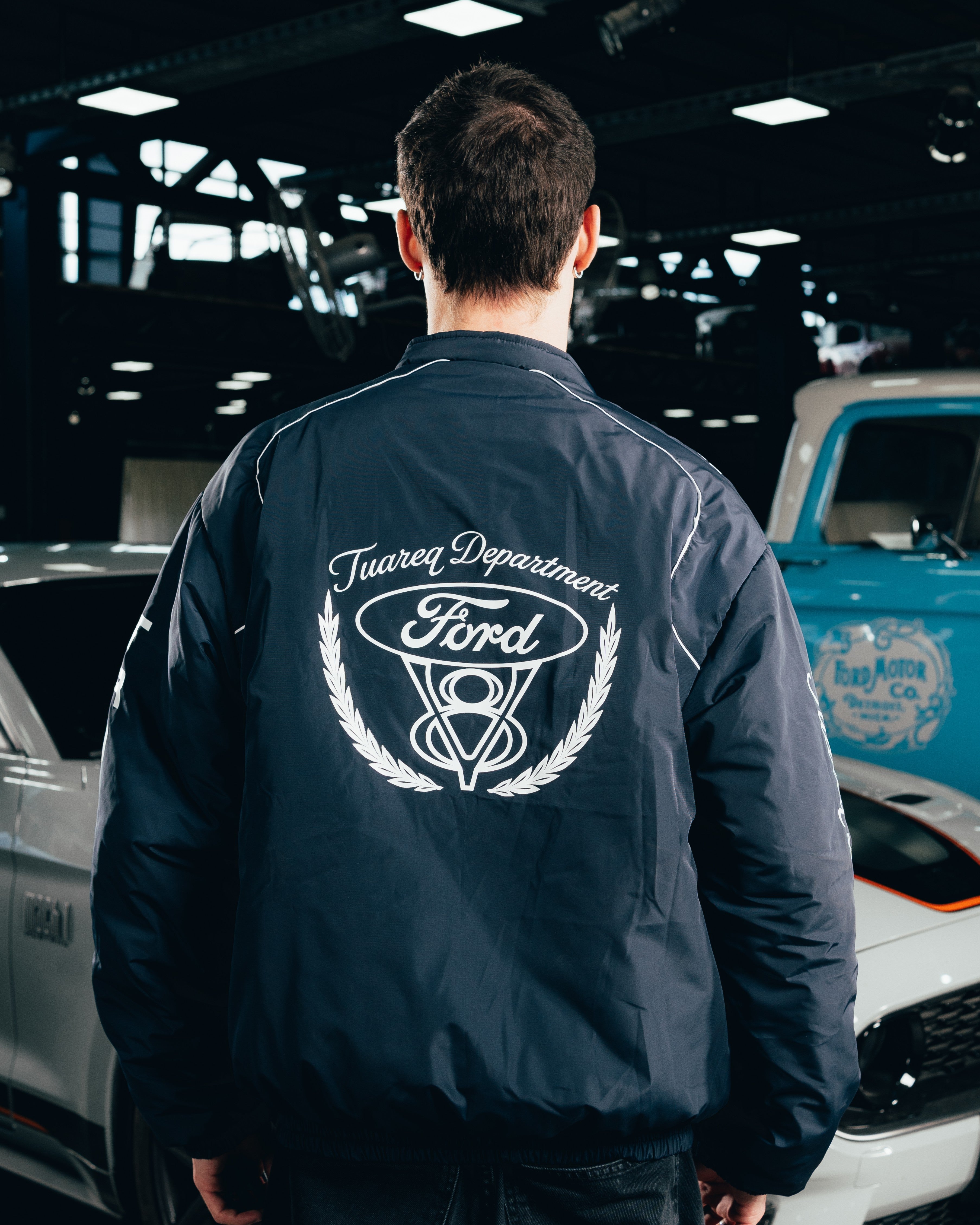 CAMPERA PUFFER [ FORD ] NASCAR BLUE