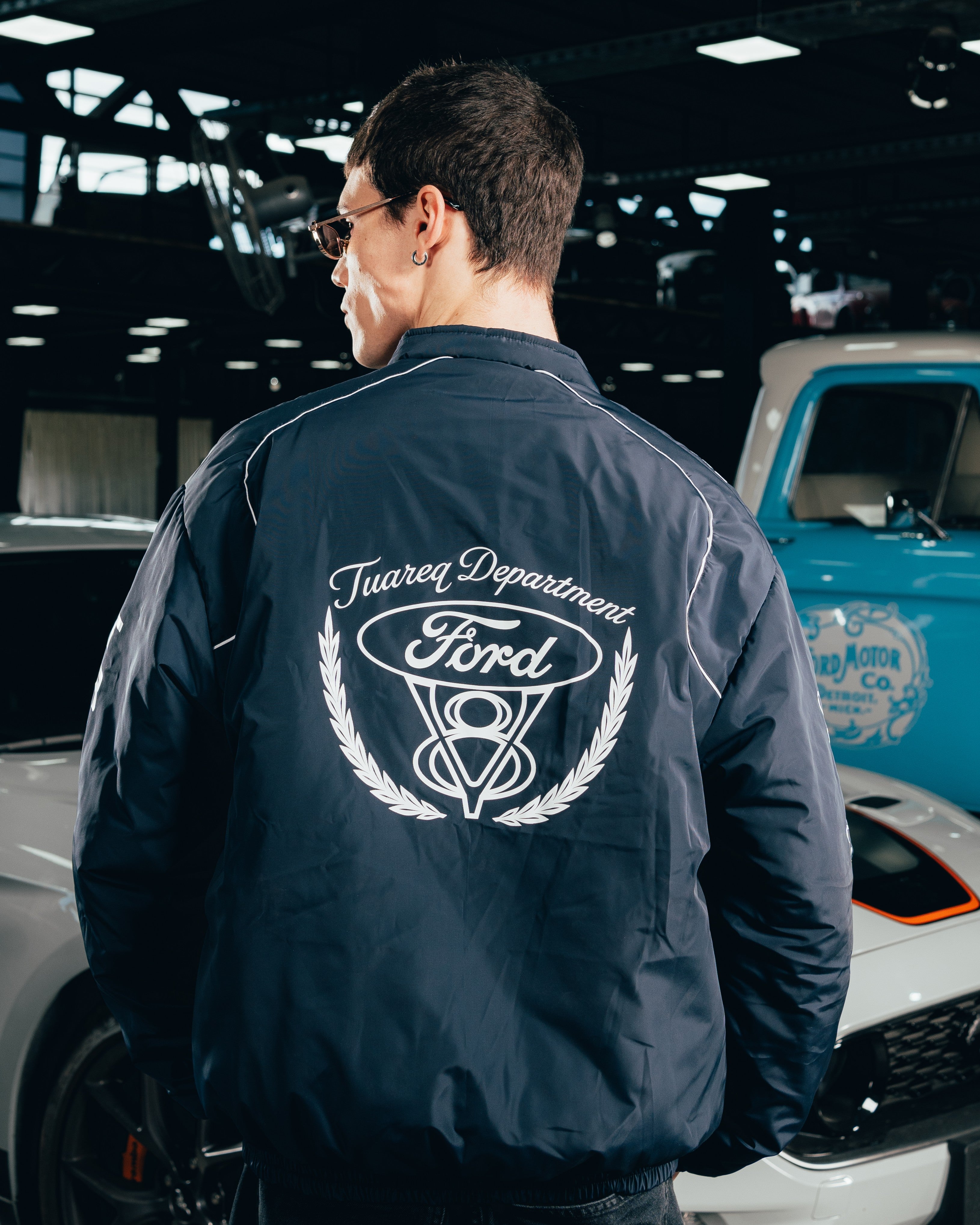 CAMPERA PUFFER [ FORD ] NASCAR BLUE
