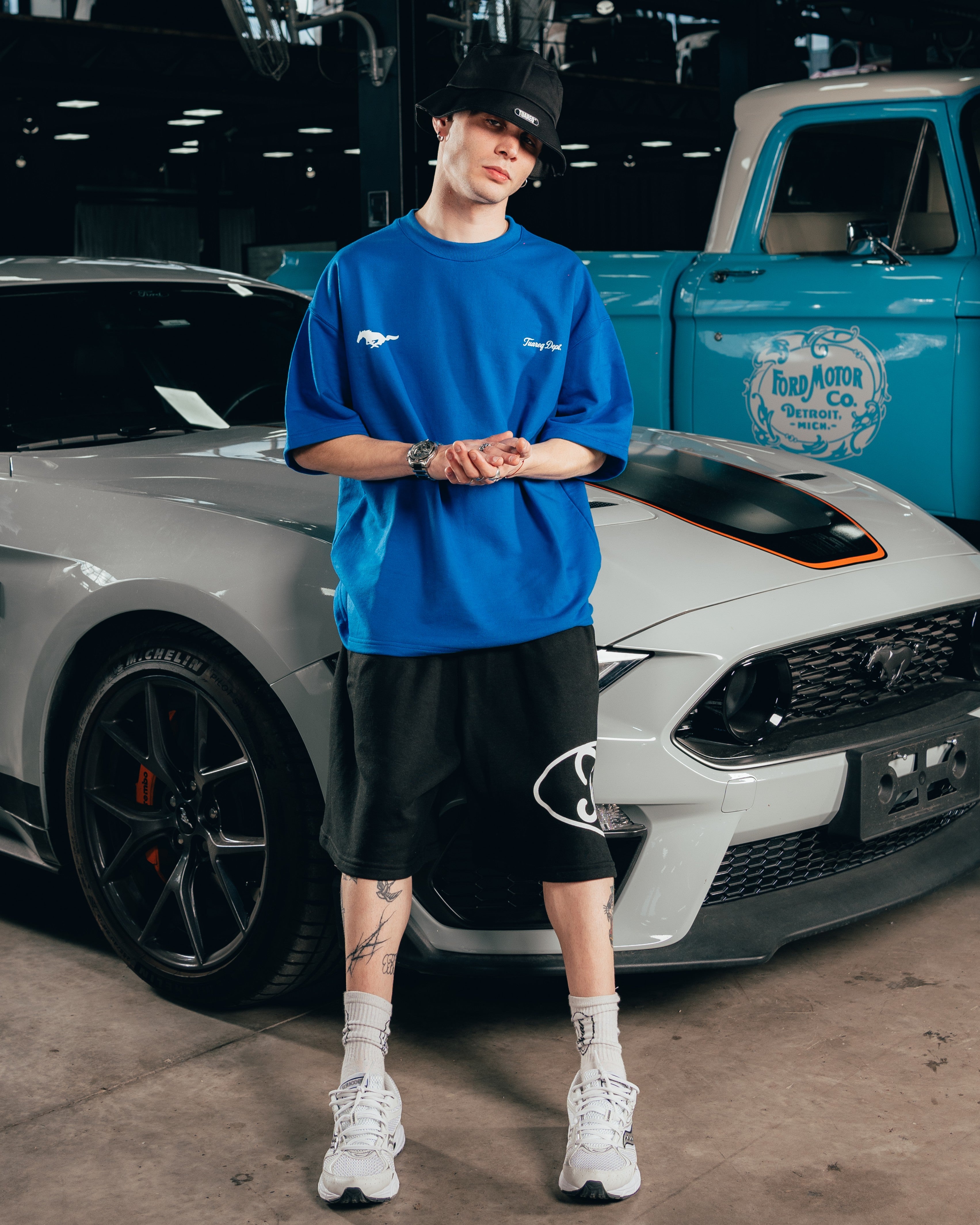 KIMONO RUSTICO [ FORD ] MUSTANG BLUE