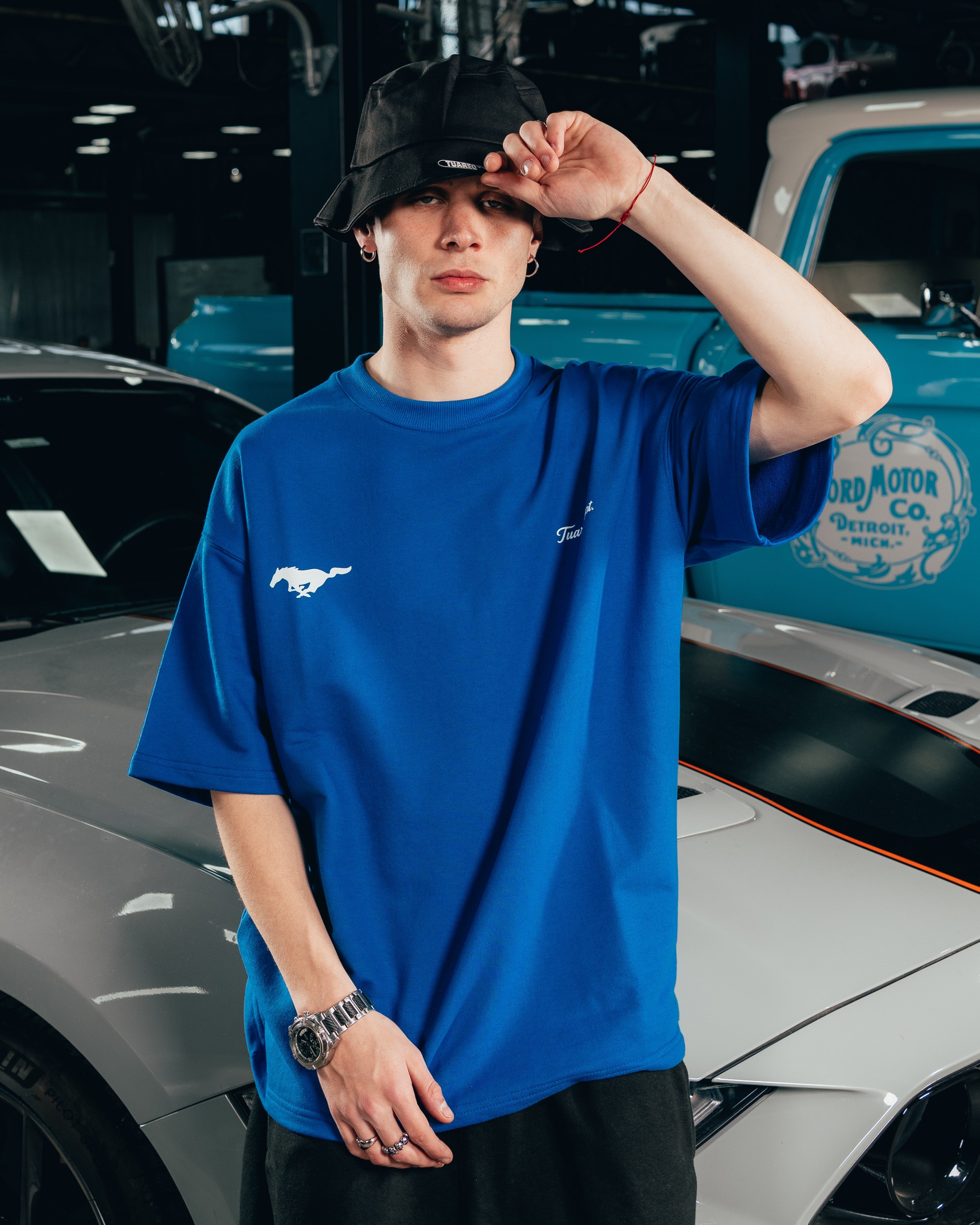 KIMONO RUSTICO [ FORD ] MUSTANG BLUE