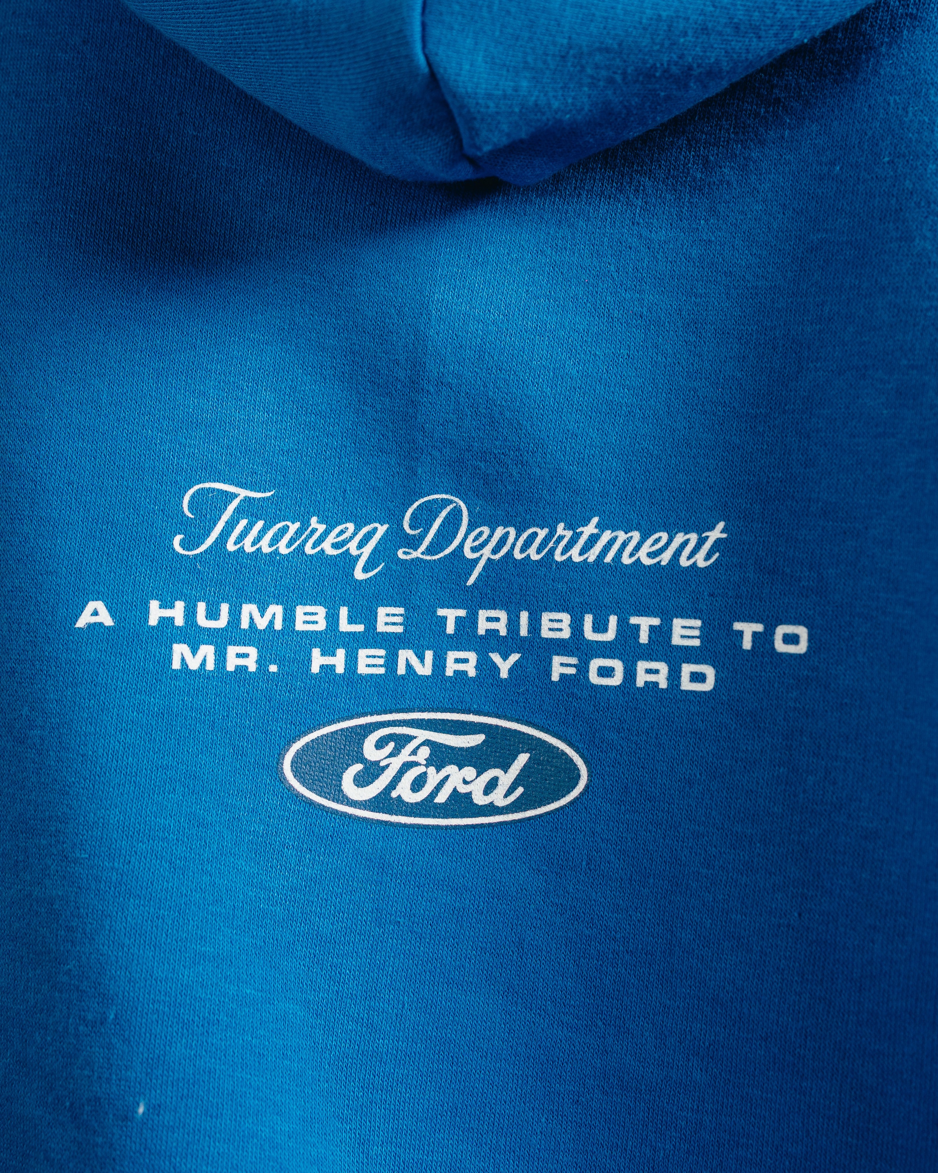 HOODIE EXTRAHEAVY [ FORD ] LOGO BLUE
