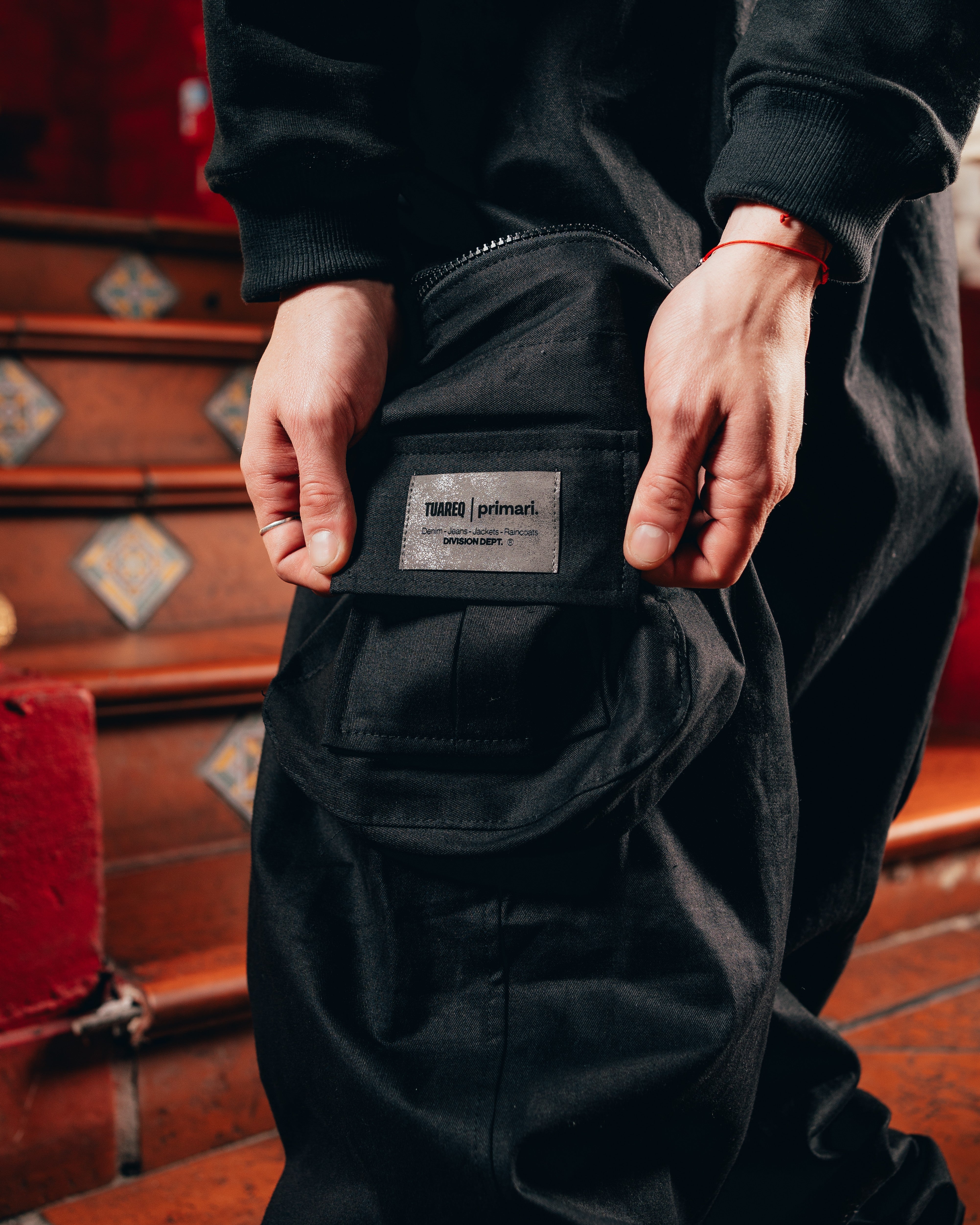 JEAN MEGA CARGO [ PRIMARI ] BLACK