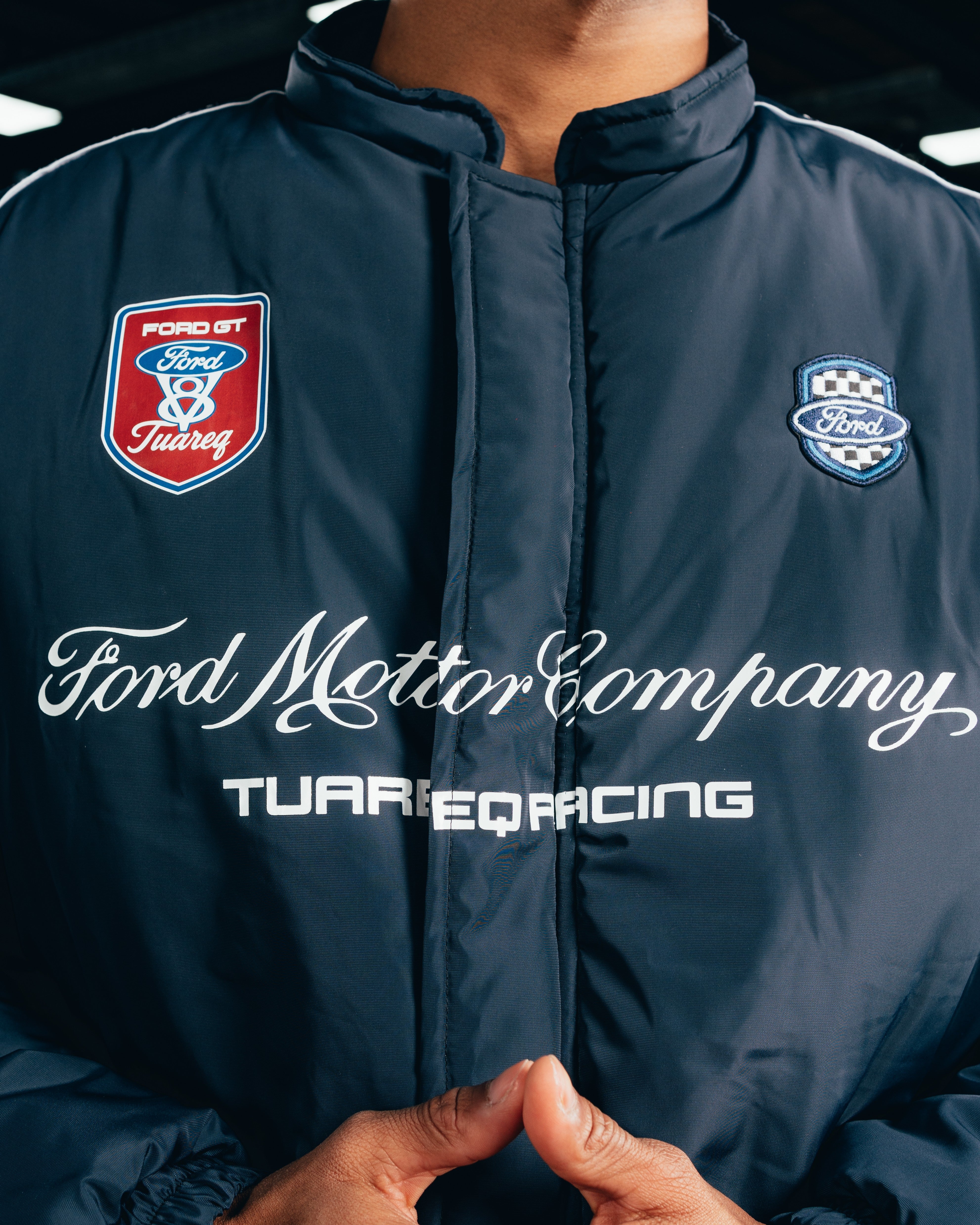 CAMPERA PUFFER [ FORD ] NASCAR BLUE