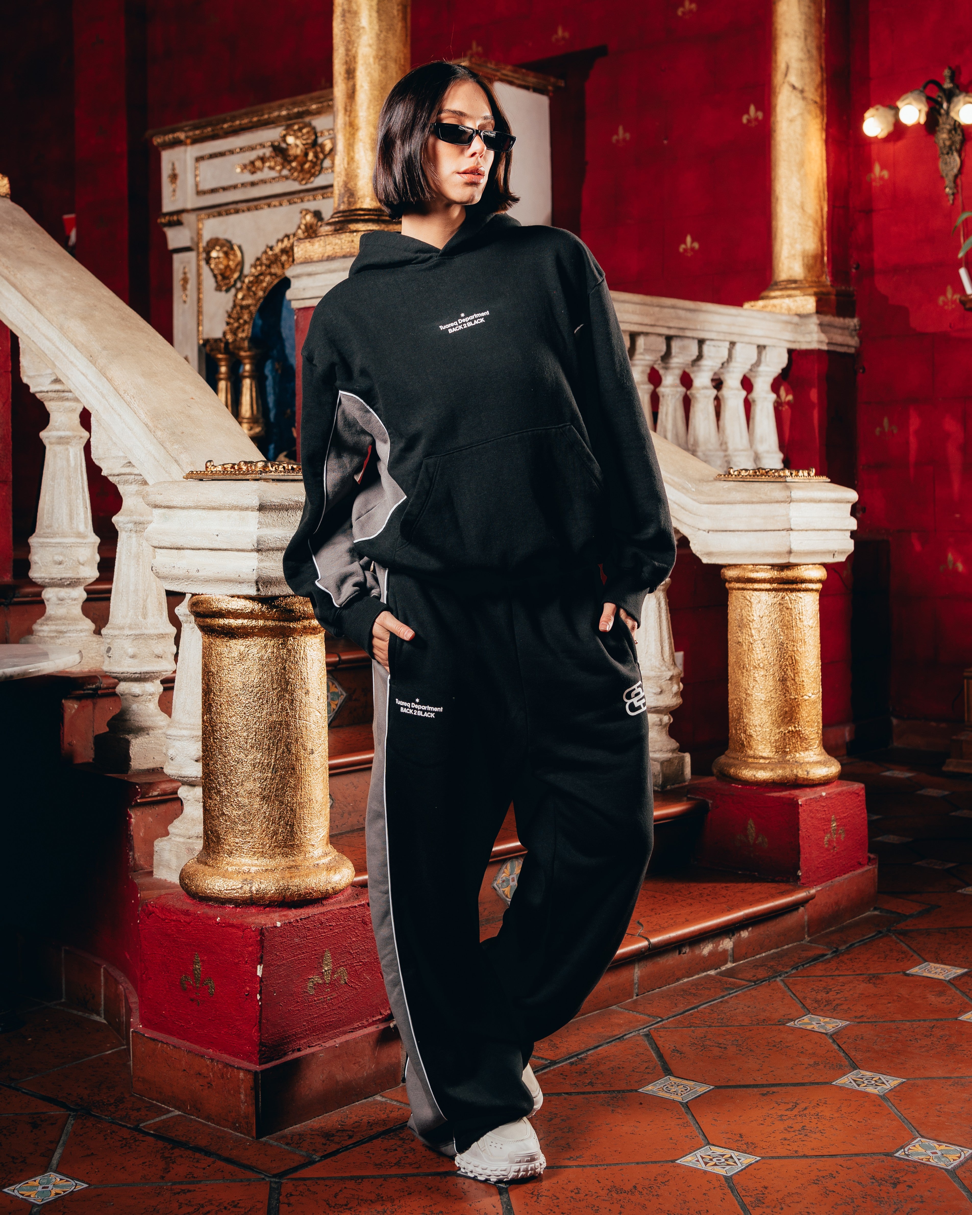 SET DE INVIERNO [ B2B ] BICOLOR BLACK