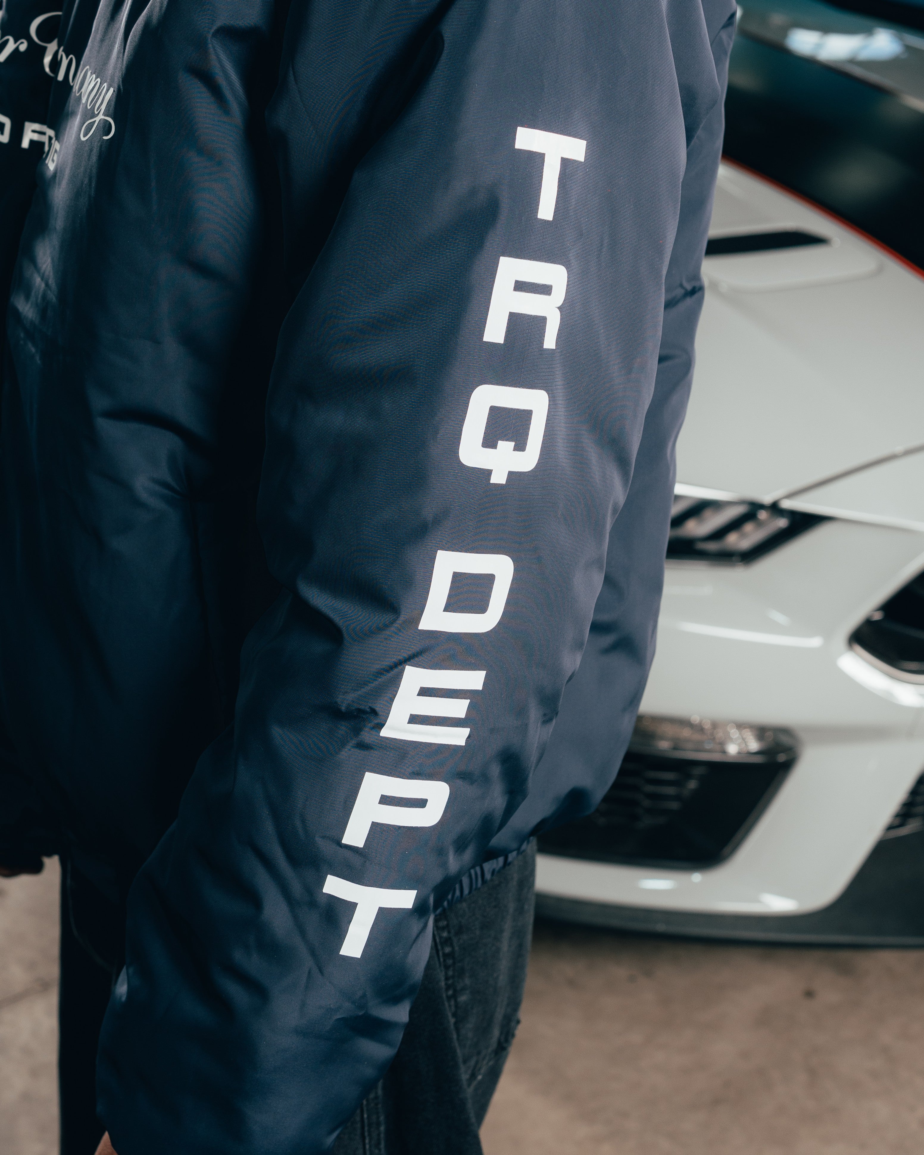 CAMPERA PUFFER [ FORD ] NASCAR BLUE