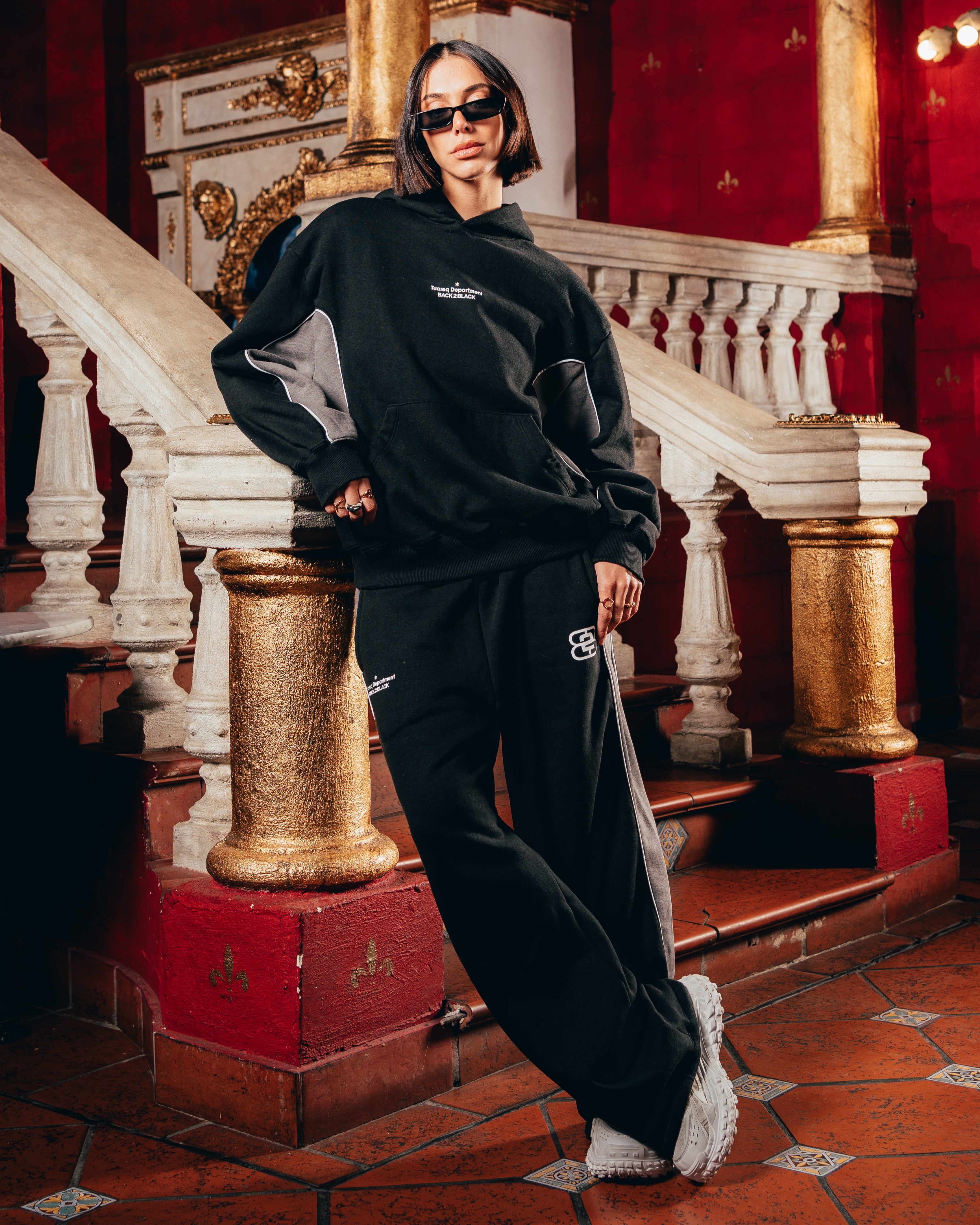 SET DE INVIERNO [ B2B ] BICOLOR BLACK