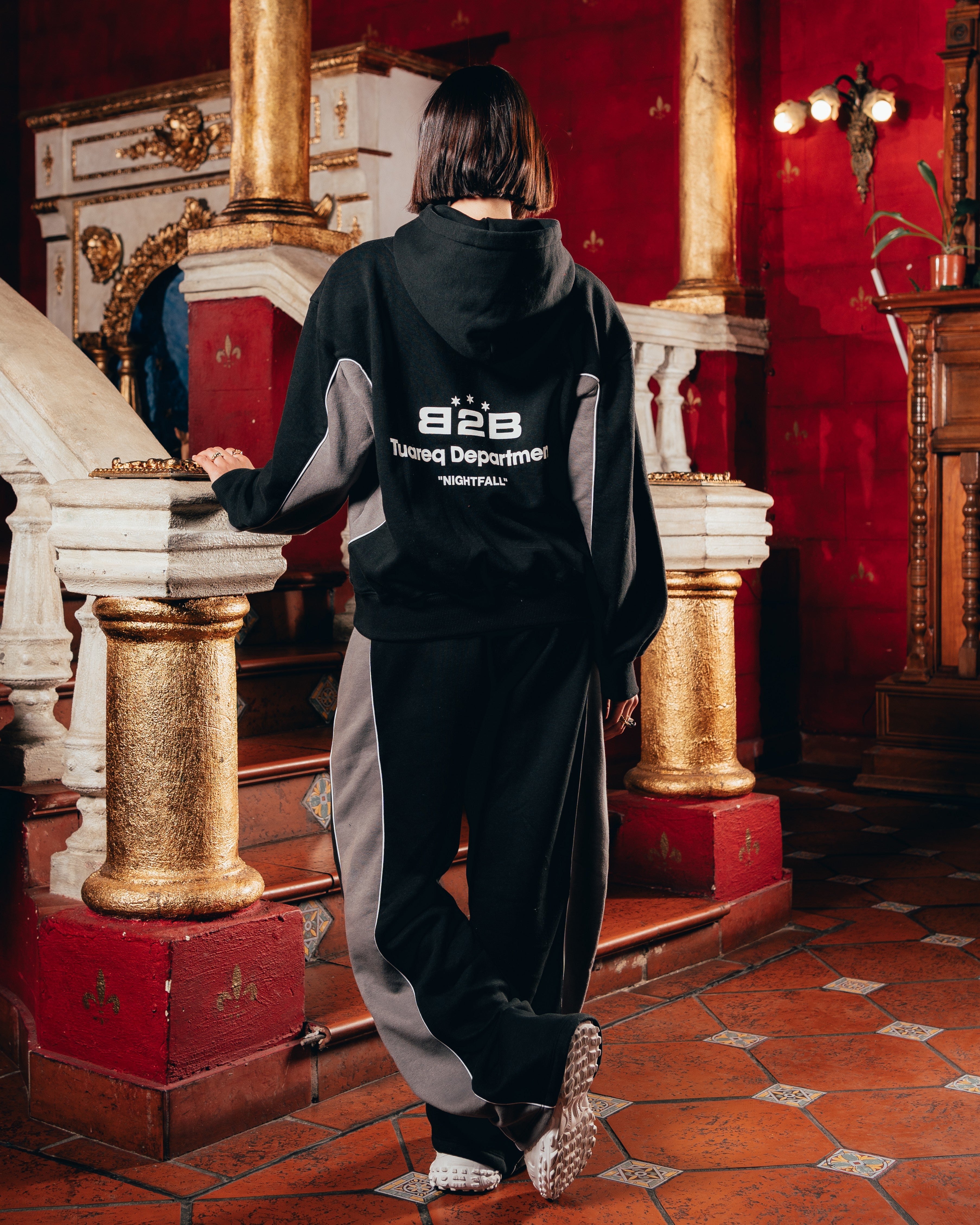 SET DE INVIERNO [ B2B ] BICOLOR BLACK