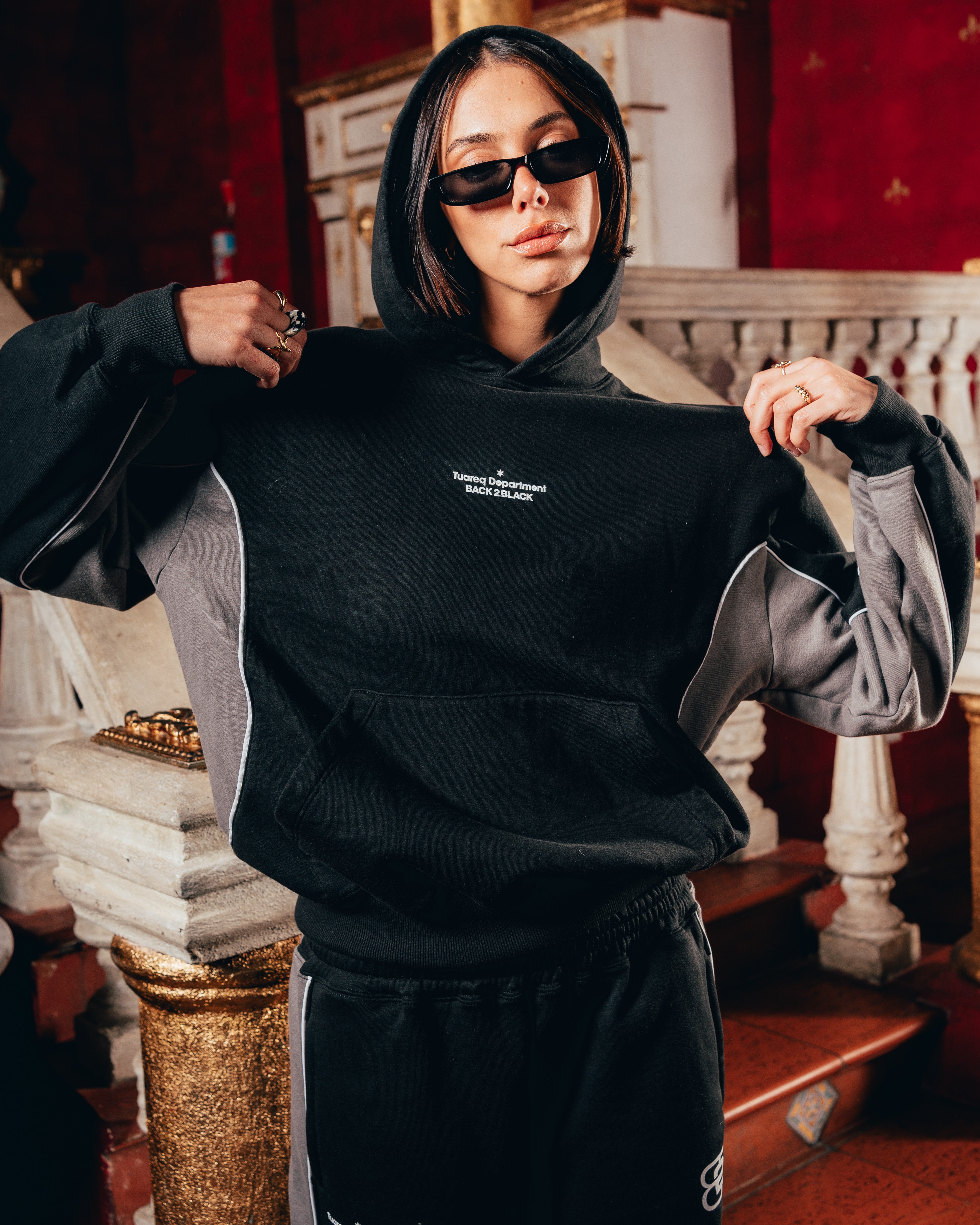 SET DE INVIERNO [ B2B ] BICOLOR BLACK