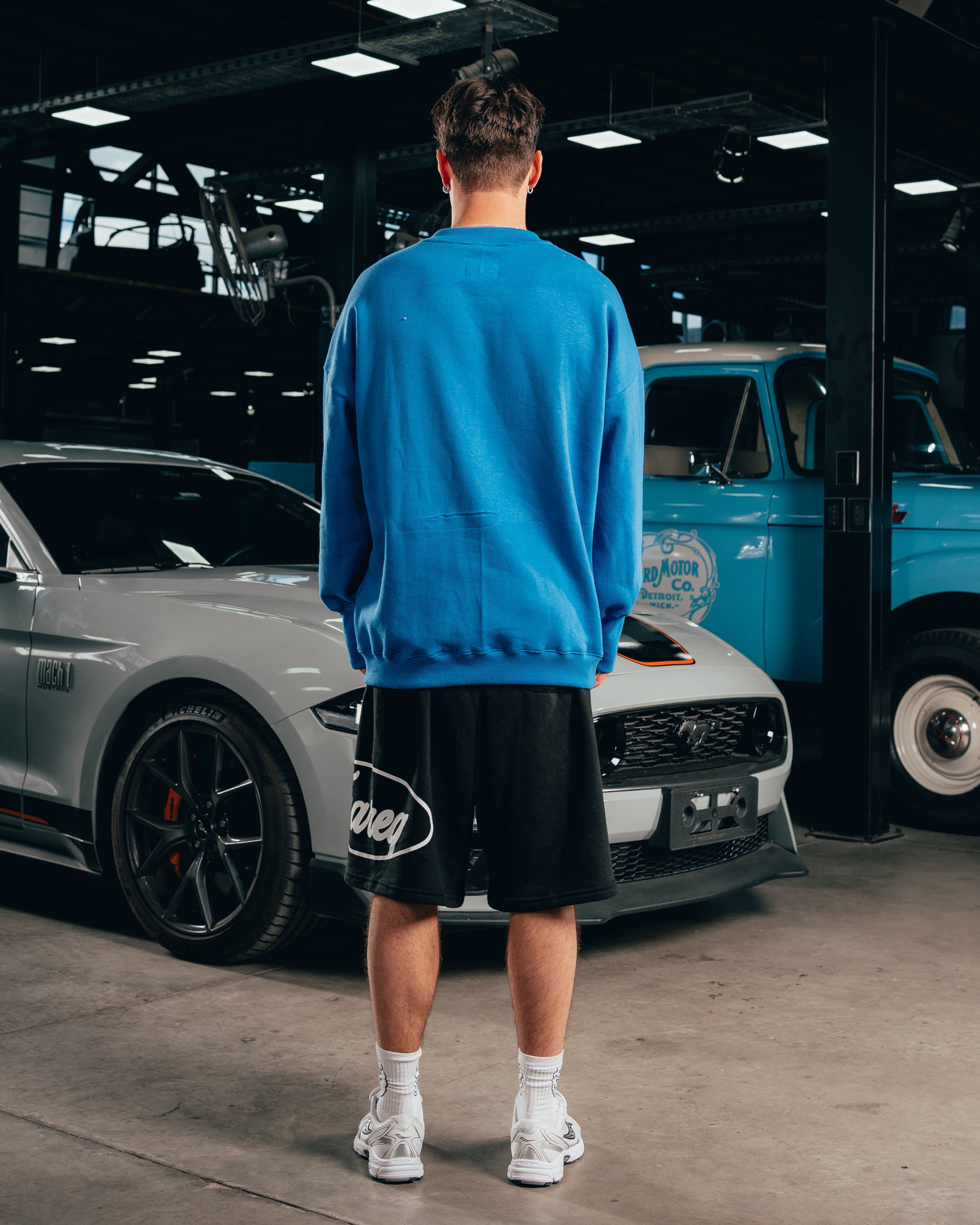 CREWNECK [ FORD ] UNIVERSITY BLUE