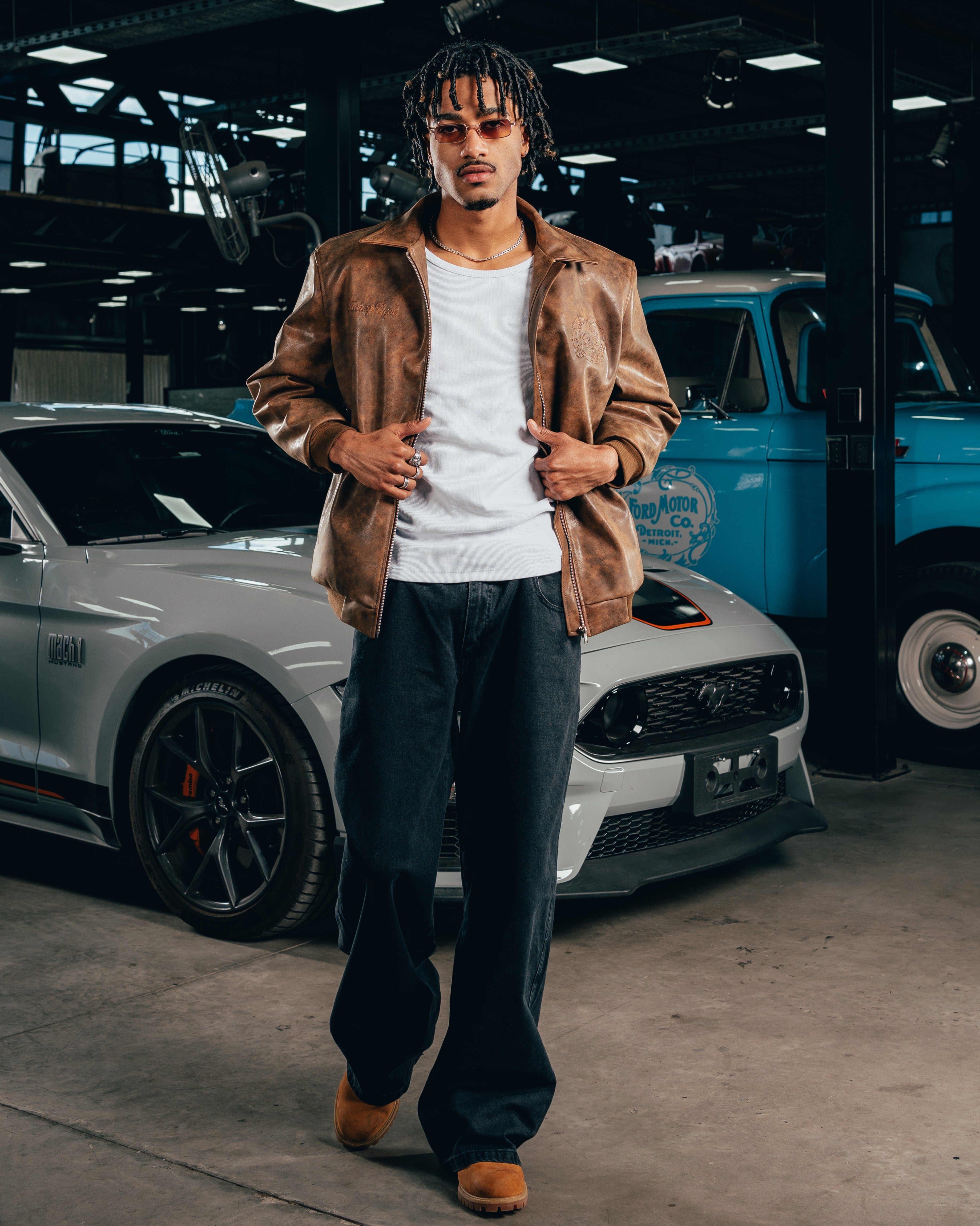 CAMPERA ECO-CUERO [ FORD ] RETRO