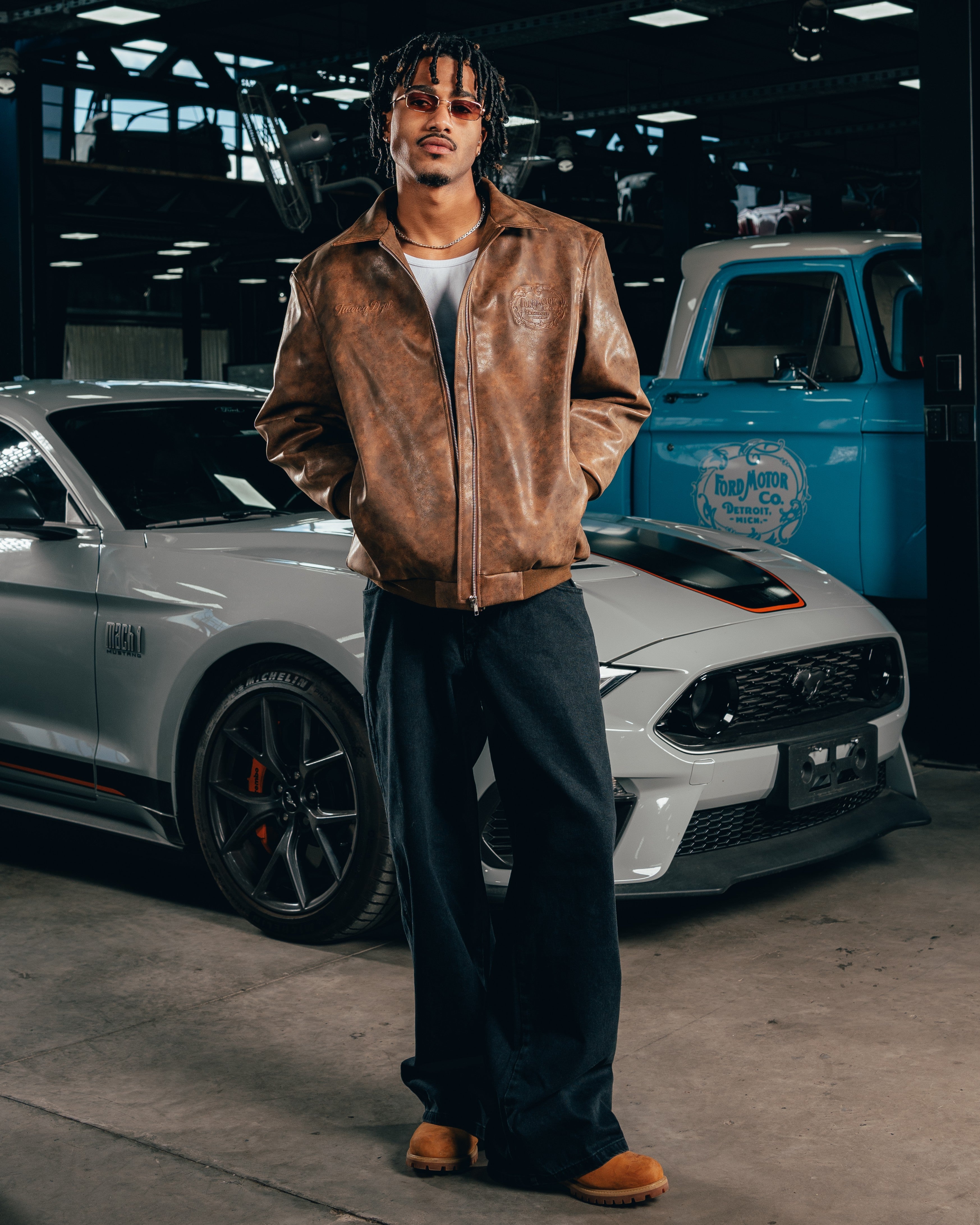 CAMPERA ECO-CUERO [ FORD ] RETRO