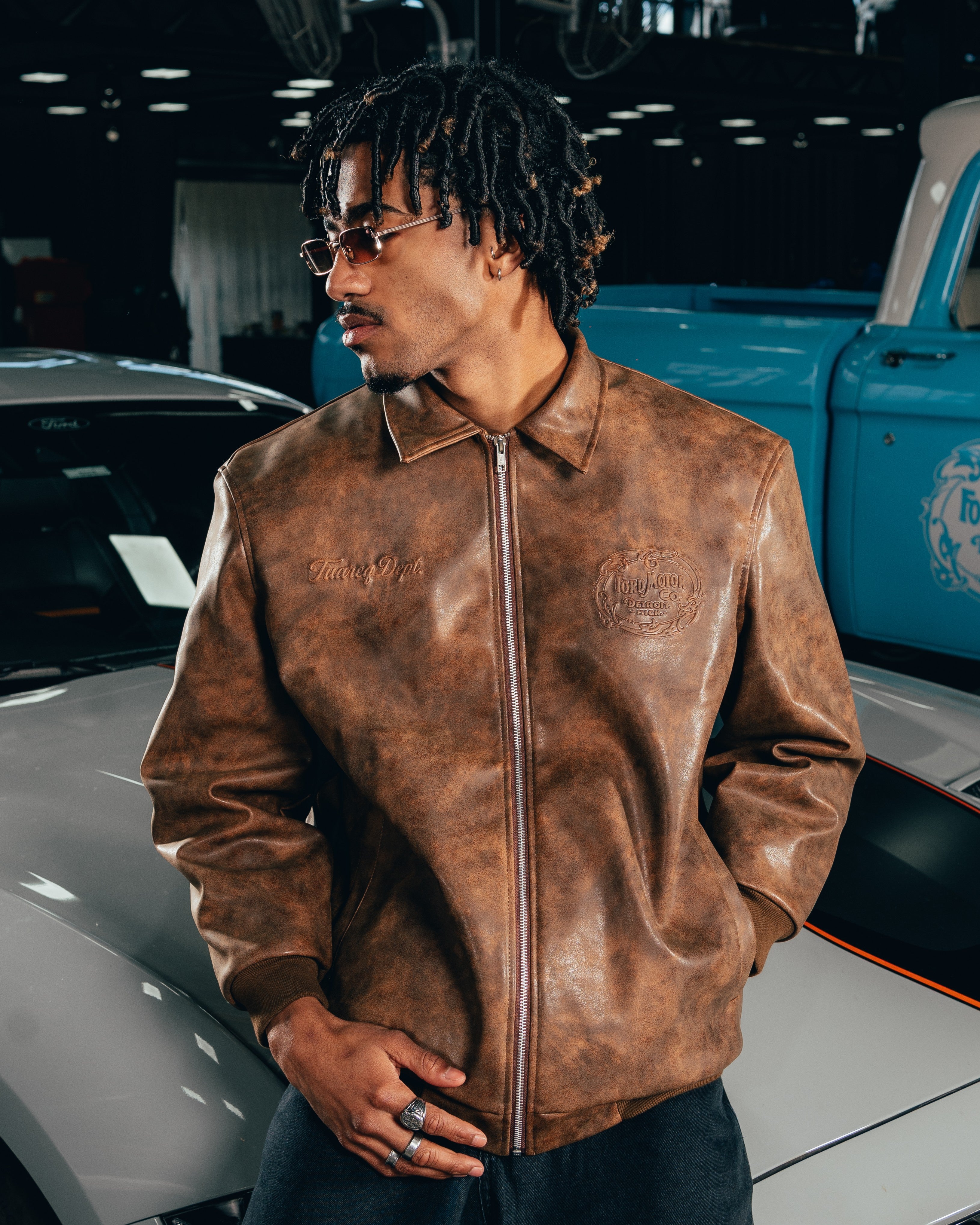 CAMPERA ECO-CUERO [ FORD ] RETRO