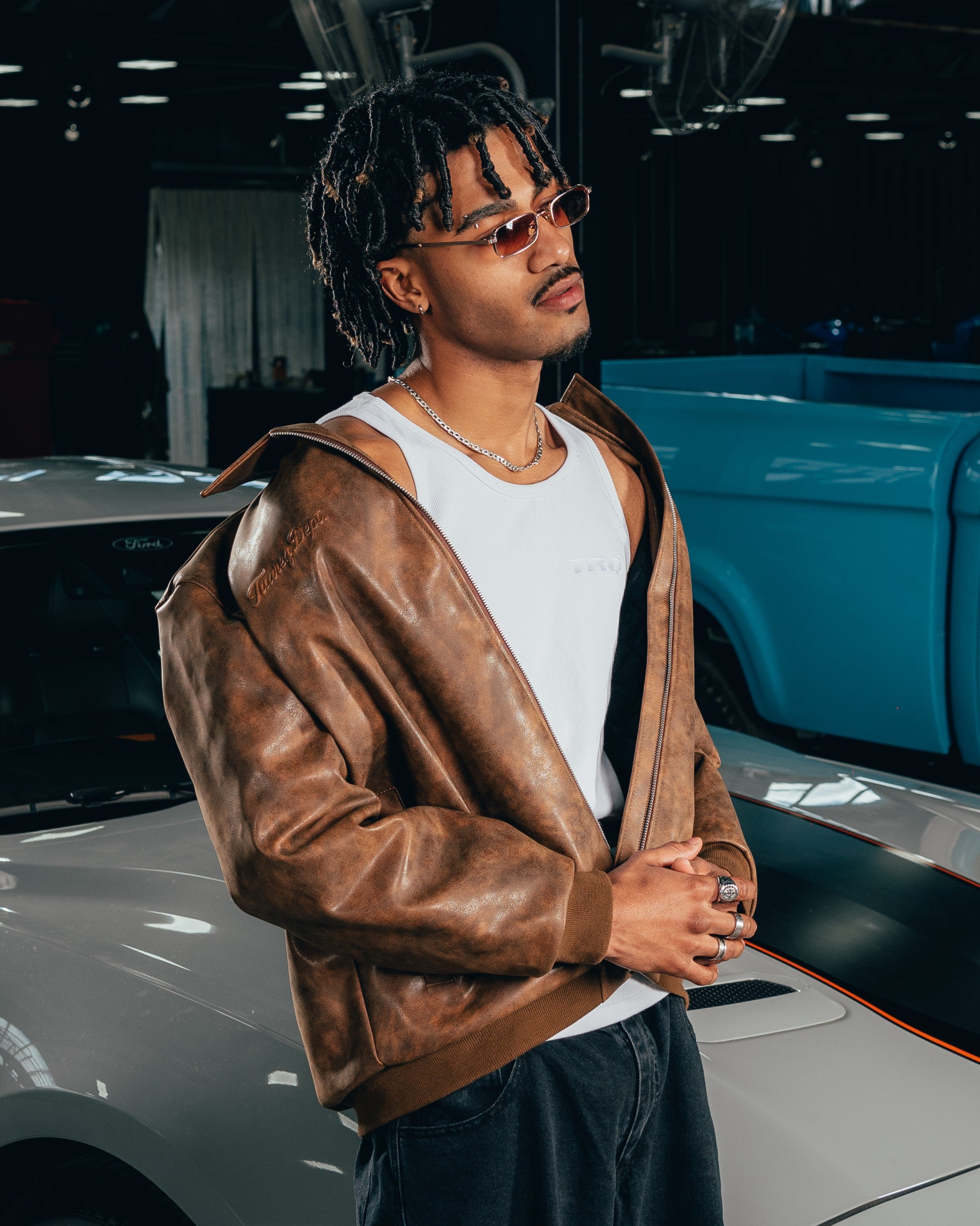 CAMPERA ECO-CUERO [ FORD ] RETRO