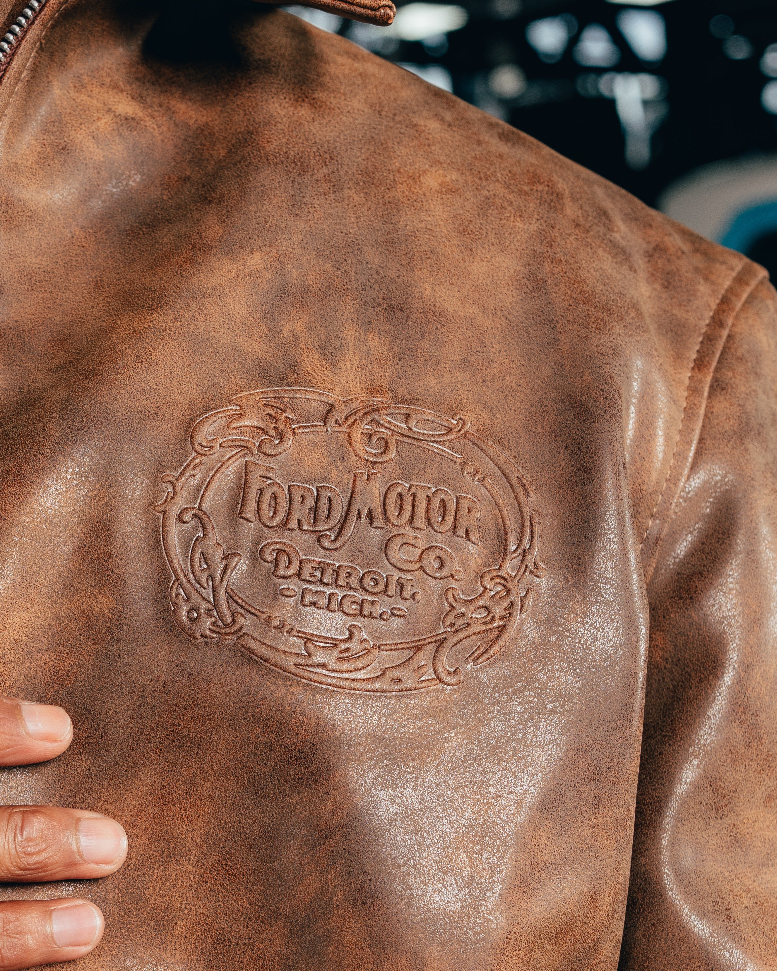CAMPERA ECO-CUERO [ FORD ] RETRO