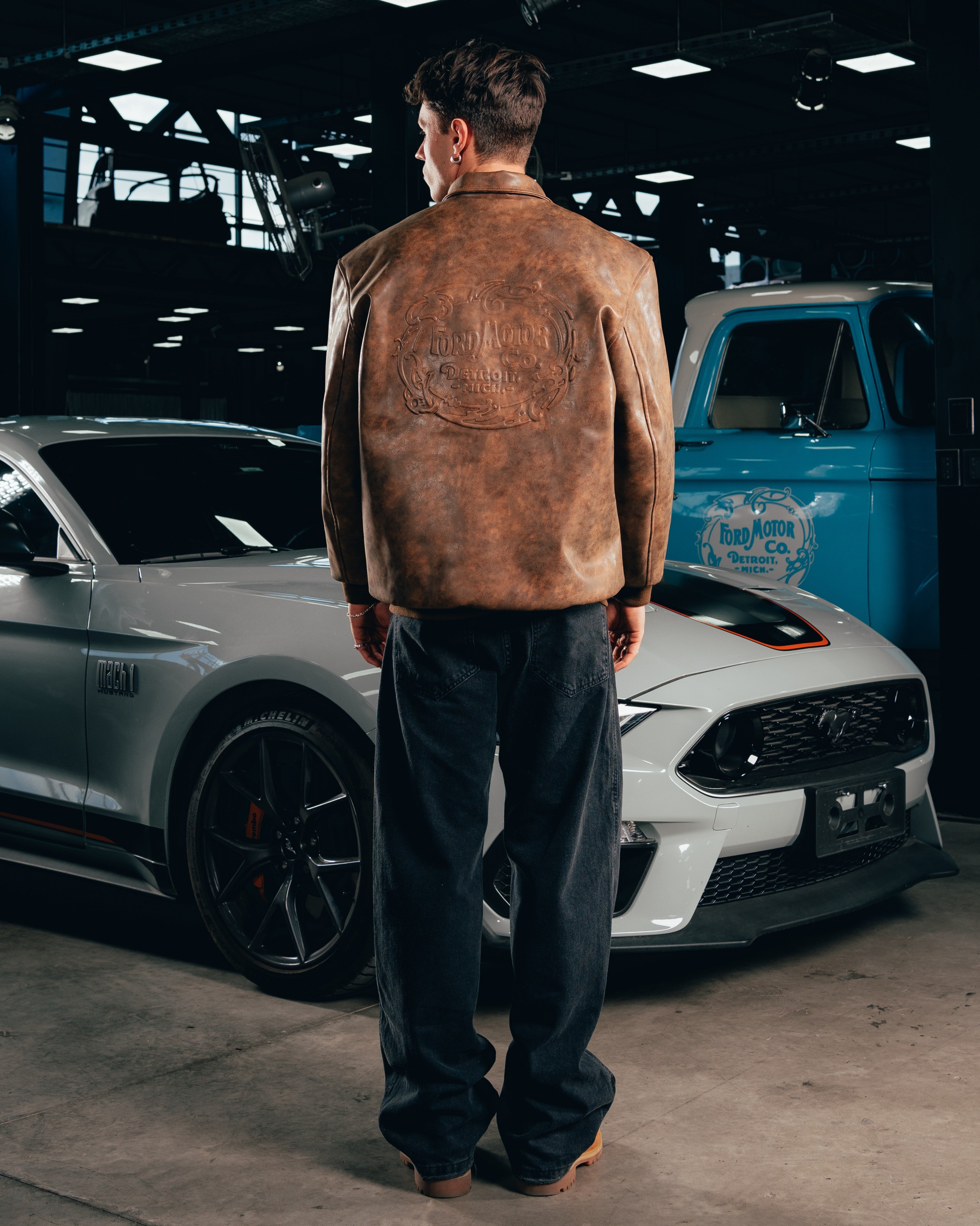 CAMPERA ECO-CUERO [ FORD ] RETRO