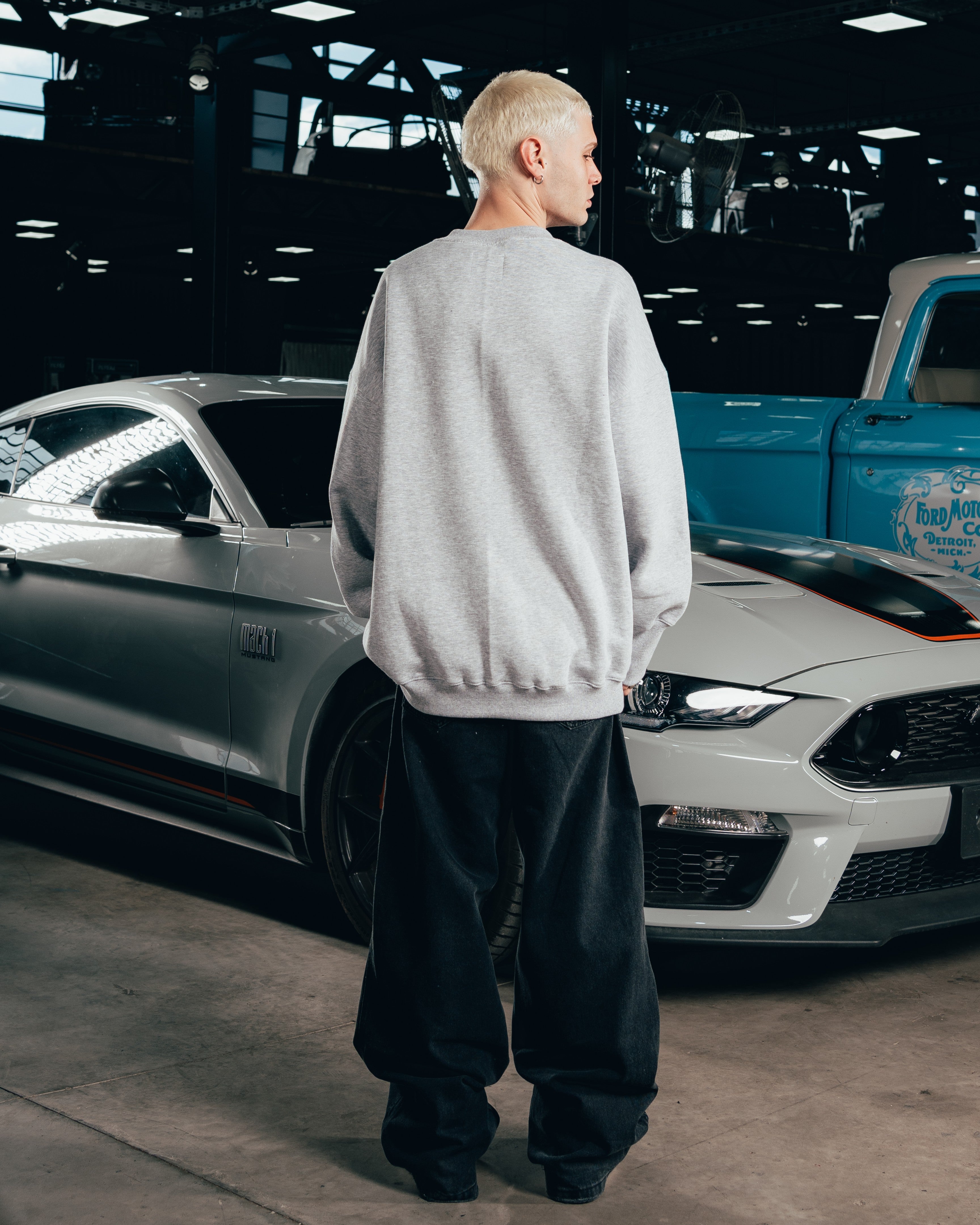 CREWNECK [ FORD ] UNIVERSITY GREY