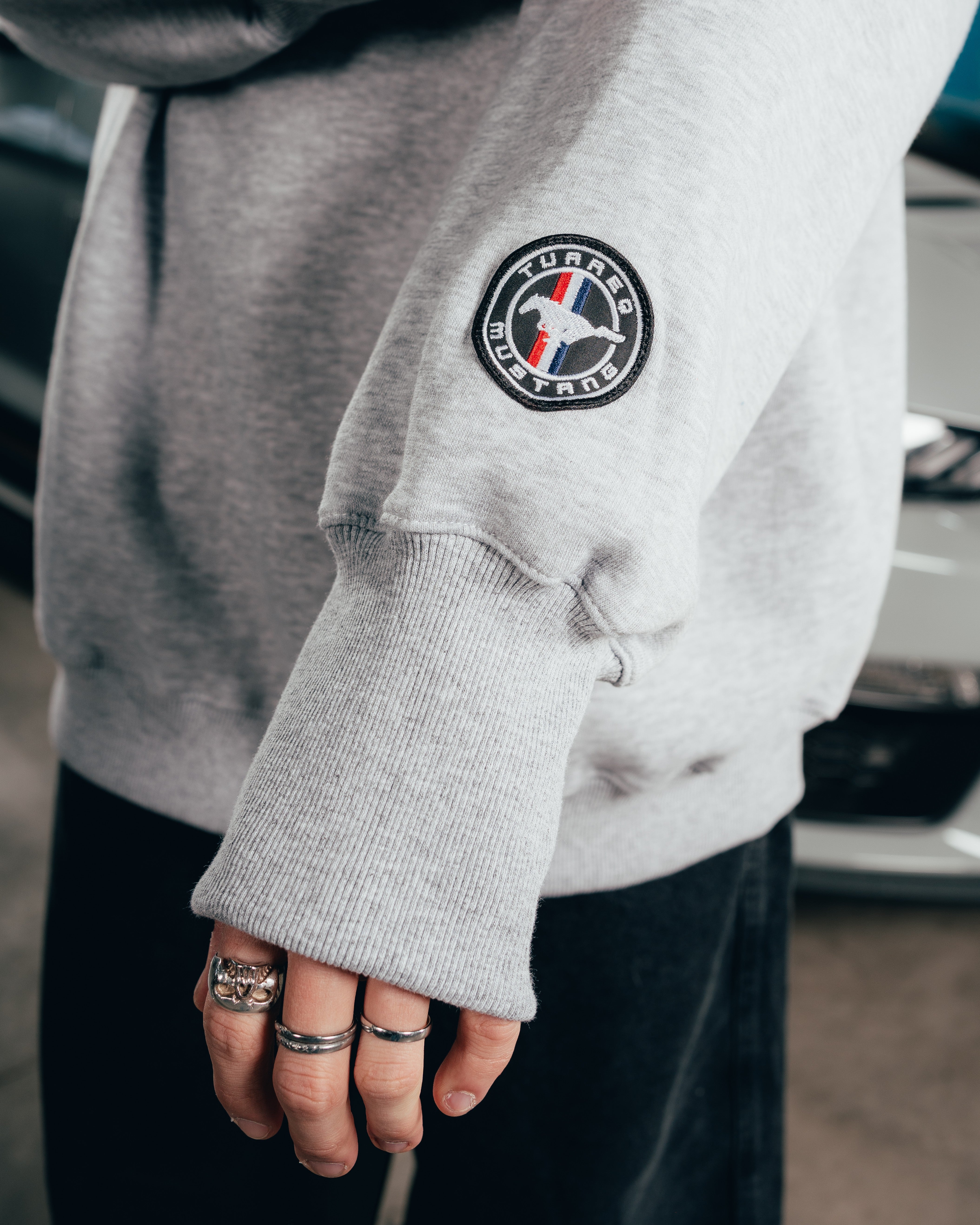 CREWNECK [ FORD ] UNIVERSITY GREY