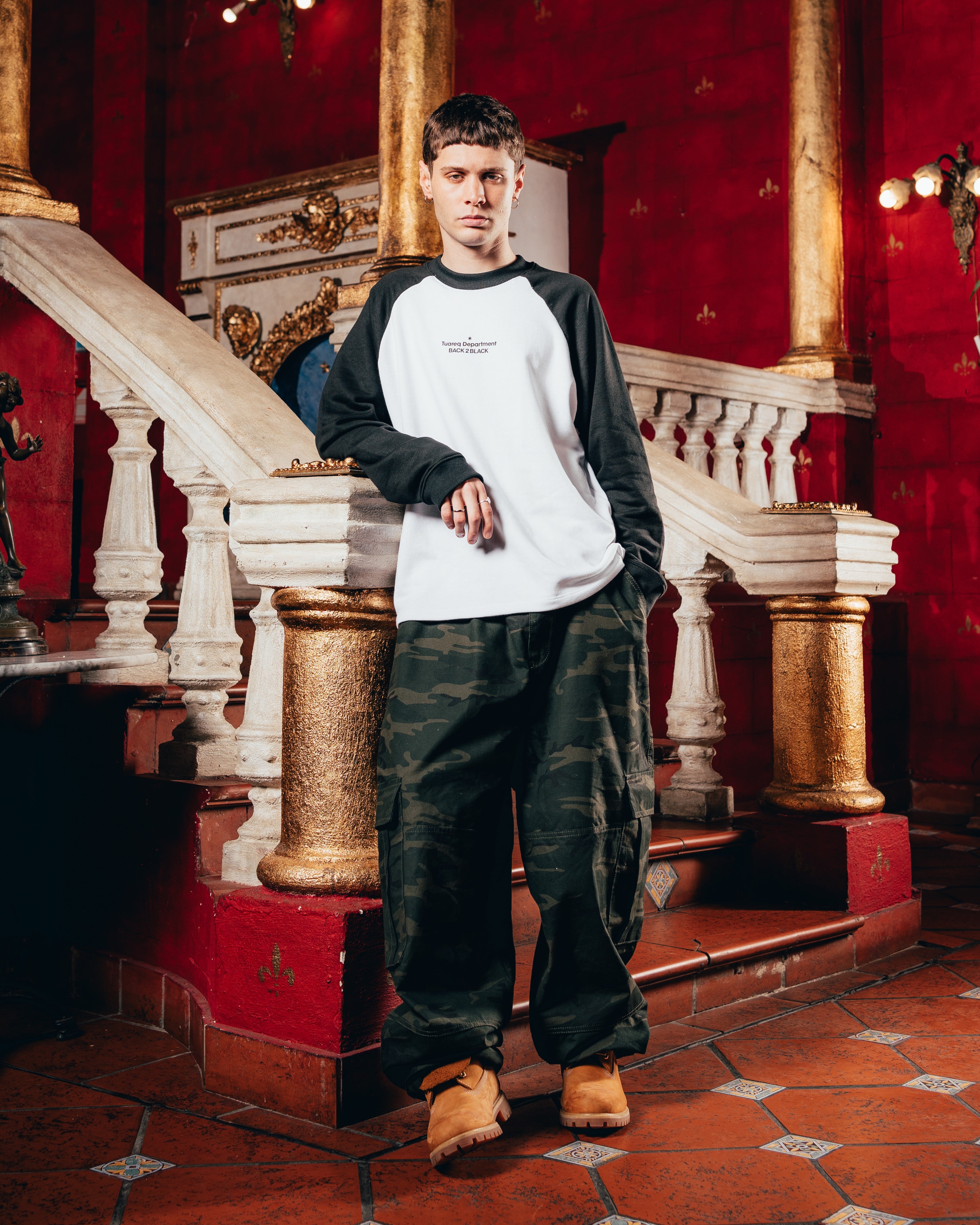 CREWNECK RANGLAN [ B2B ] WHITE