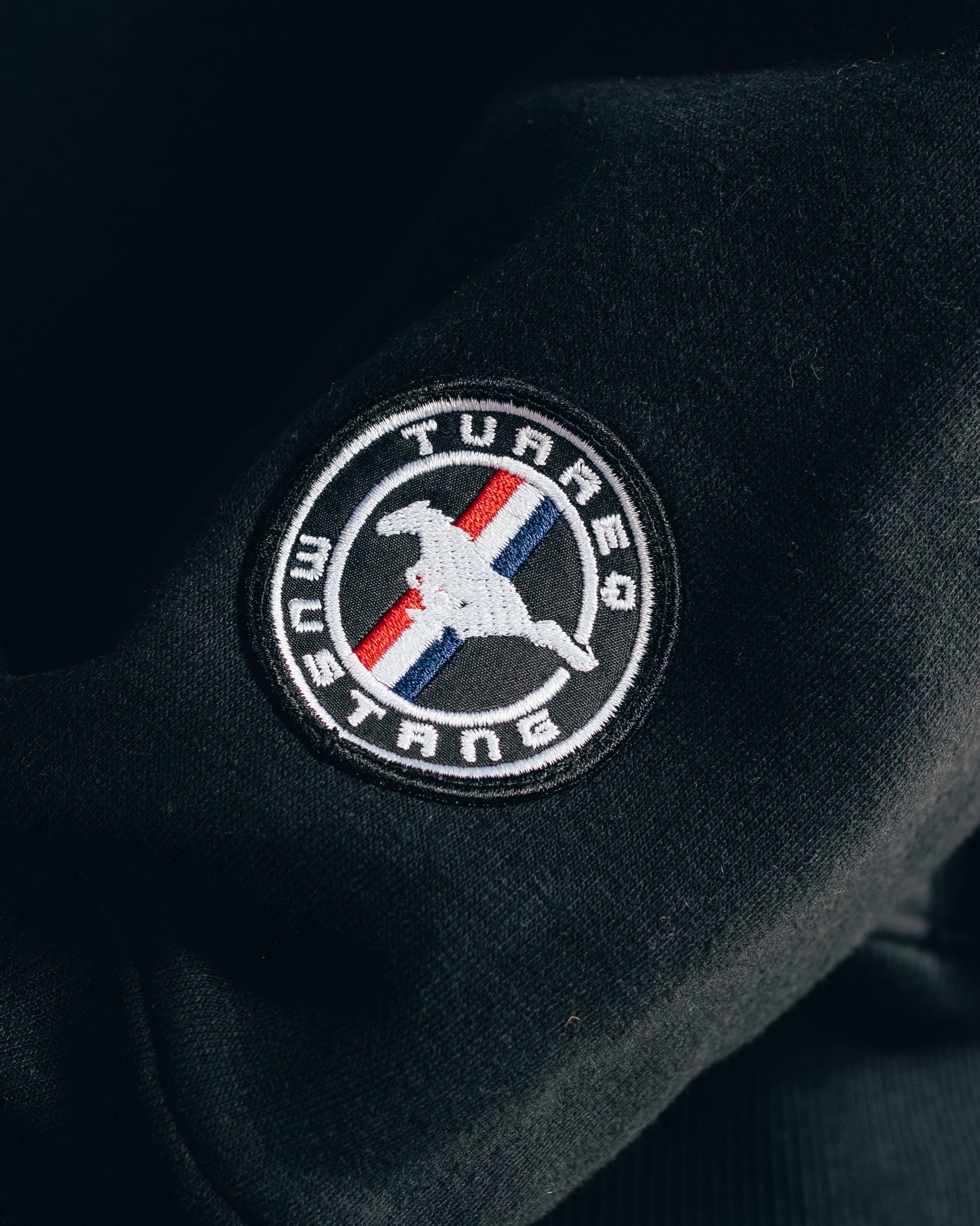 HOODIE EXTRAHEAVY [ FORD ] MUSTANG BLACK