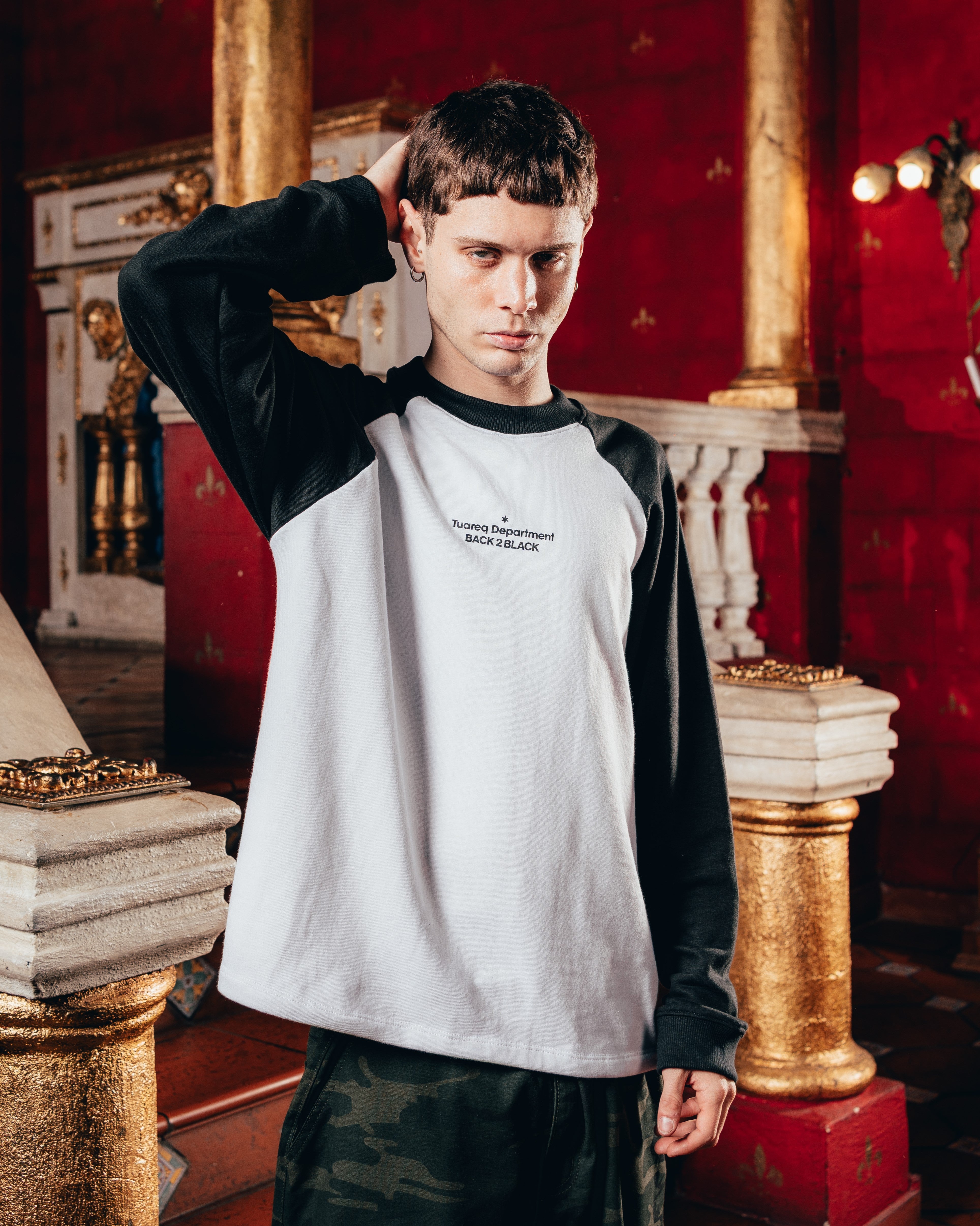 CREWNECK RANGLAN [ B2B ] WHITE