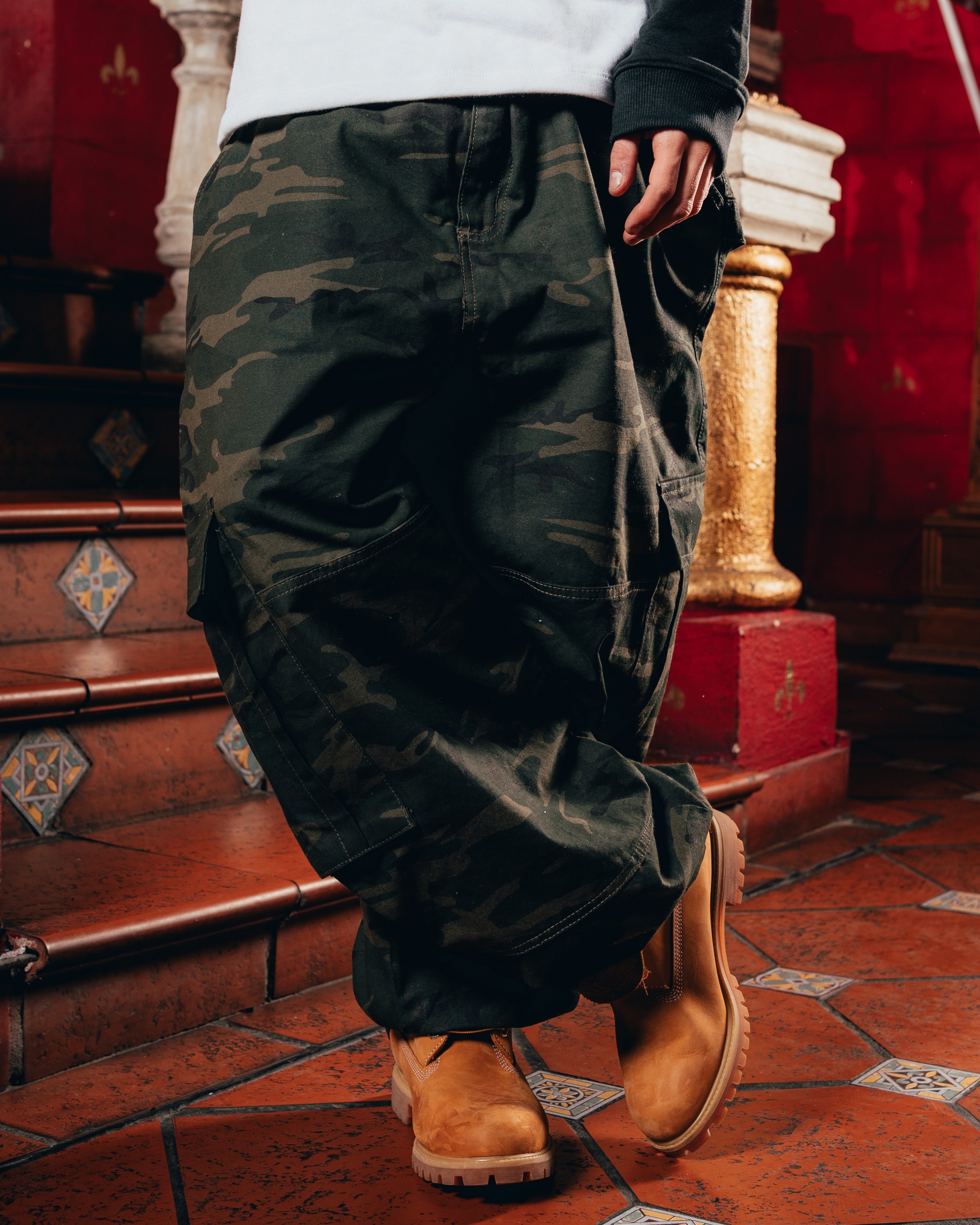 JEAN MOM OVERSIZED [ PRIMARI ] CAMO