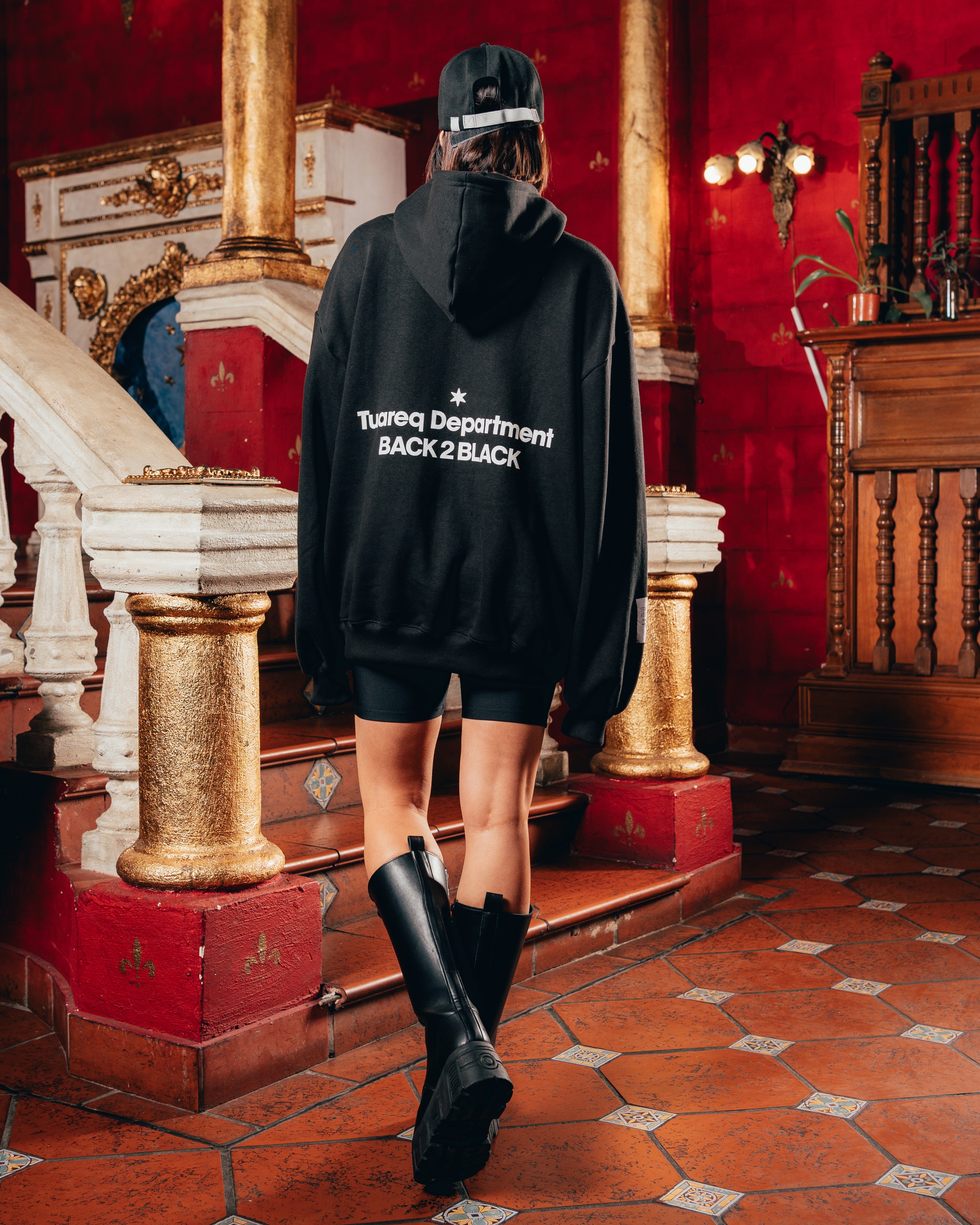 HOODIE OVERSIZED PESADO [ B2B ] BLACK