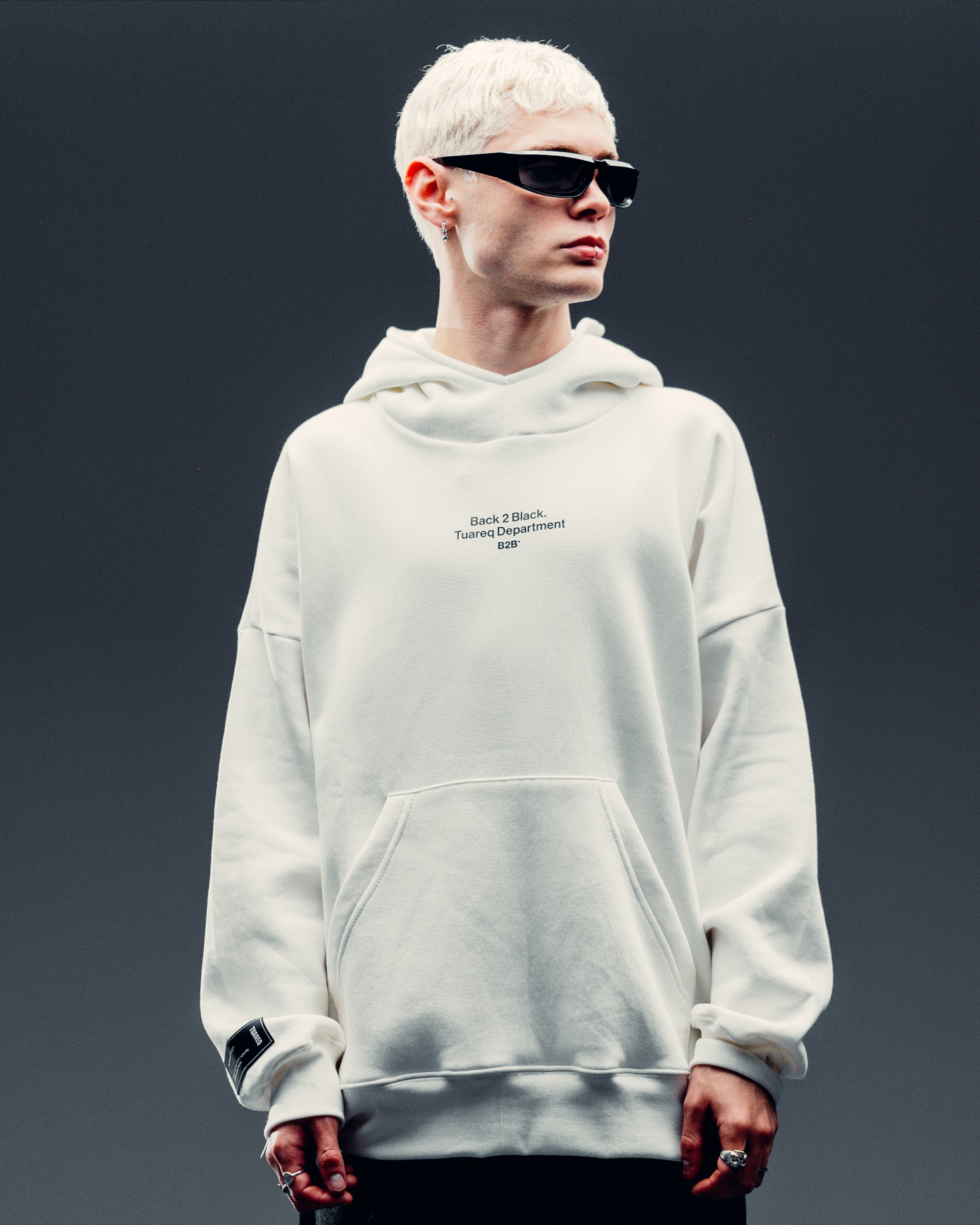 HOODIE PESADO [ B2B ] WHITE