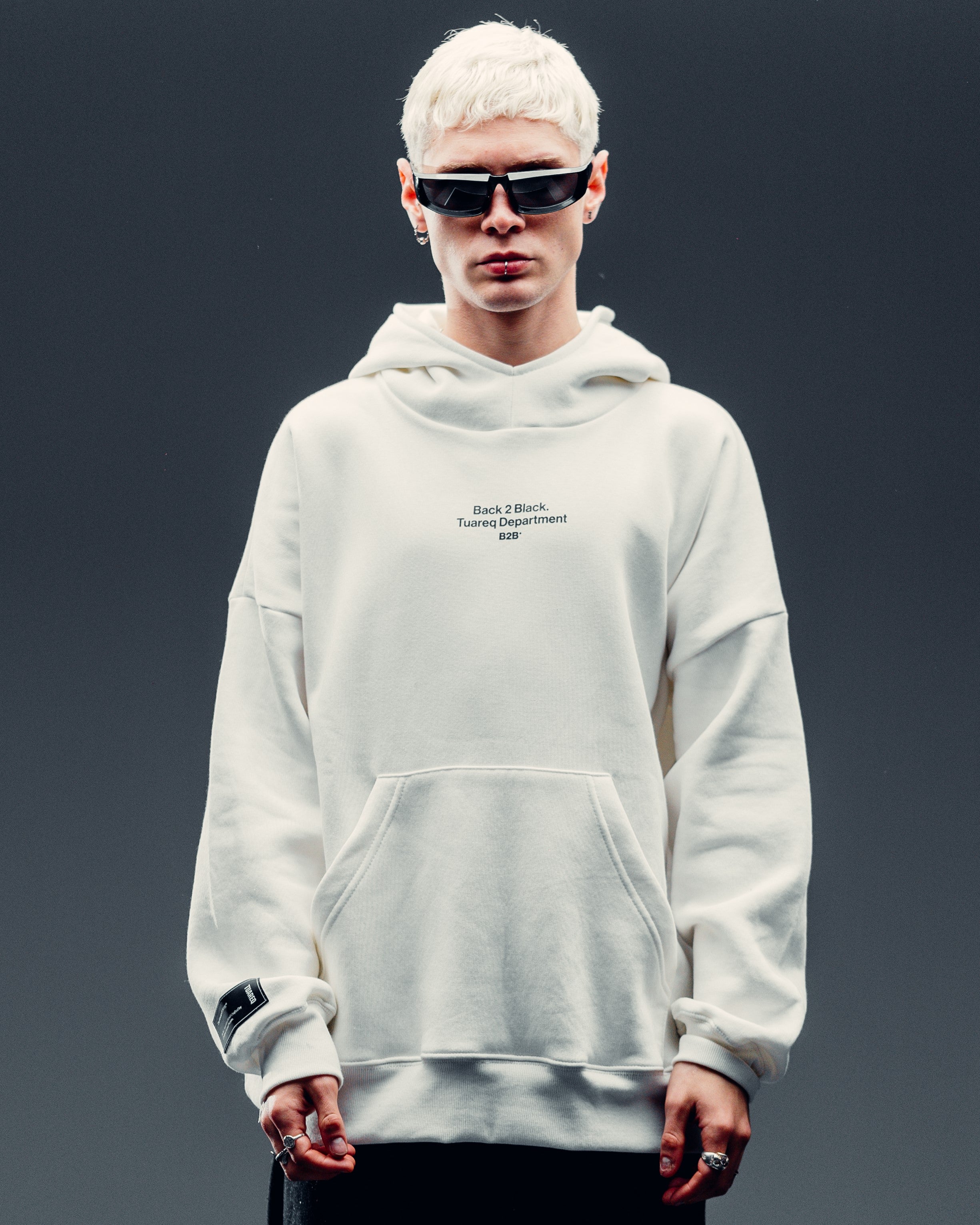 HOODIE PESADO [ B2B ] WHITE