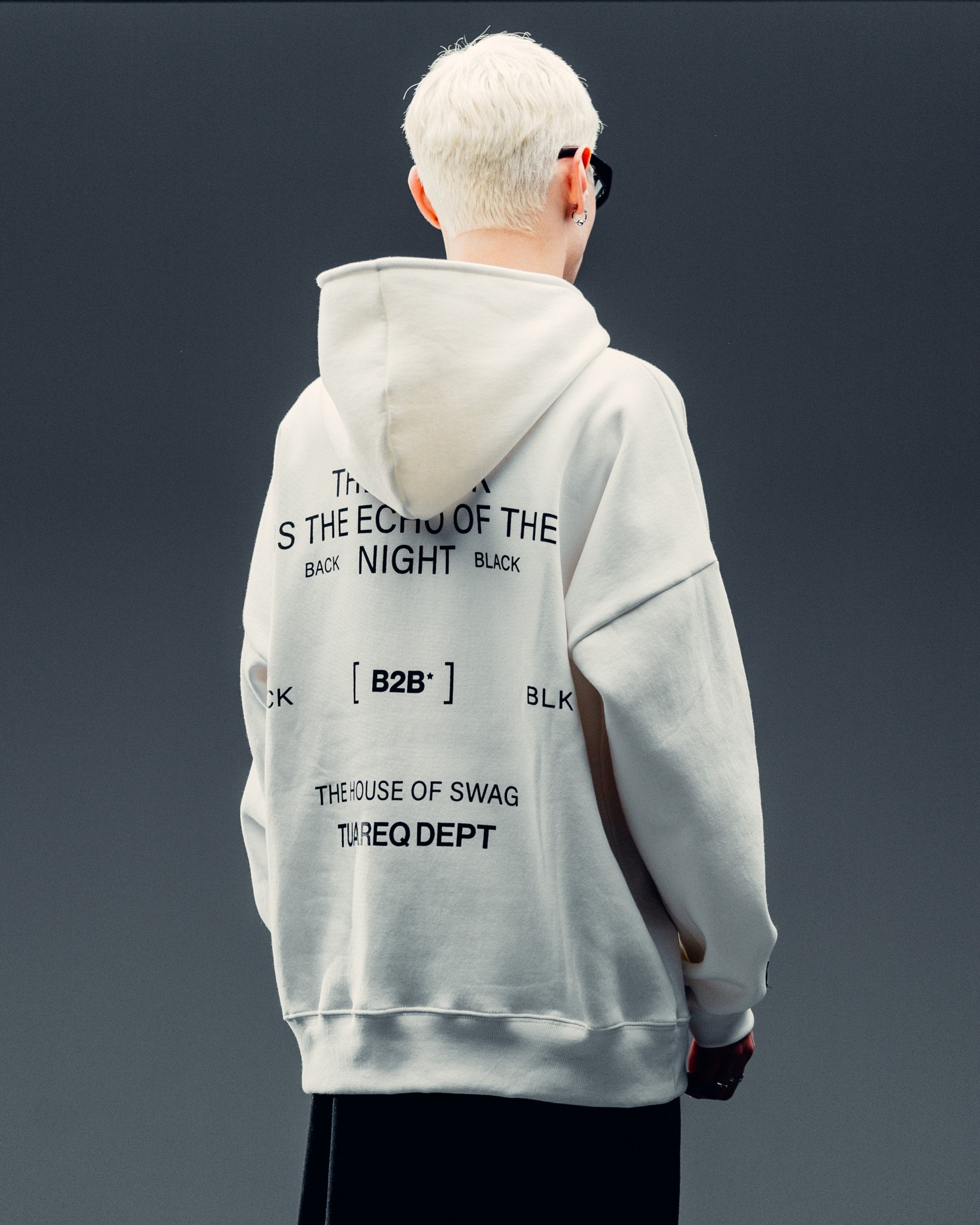 HOODIE PESADO [ B2B ] WHITE