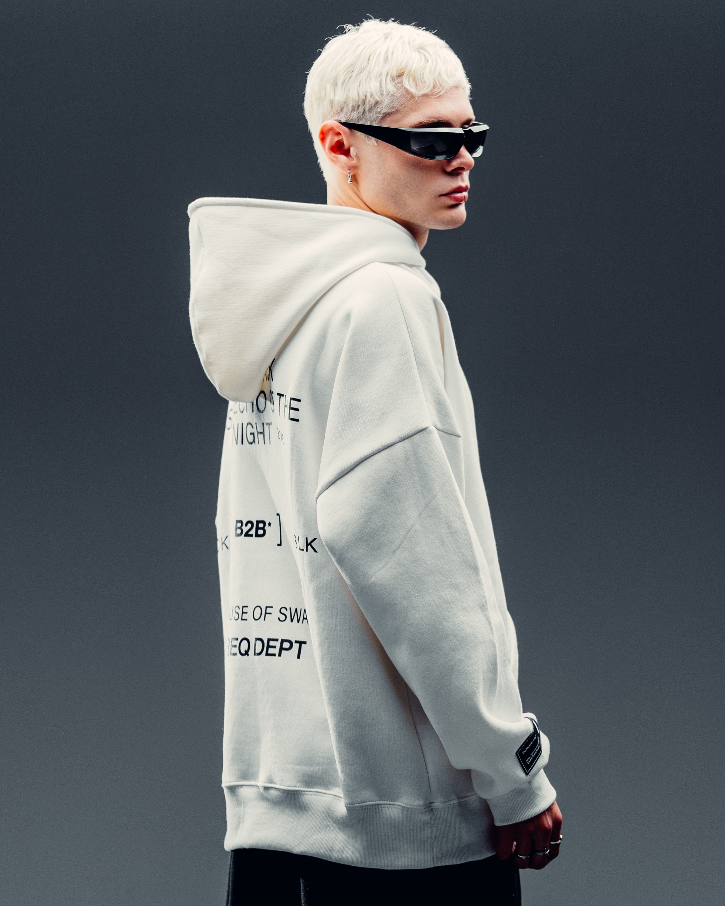 HOODIE PESADO [ B2B ] WHITE