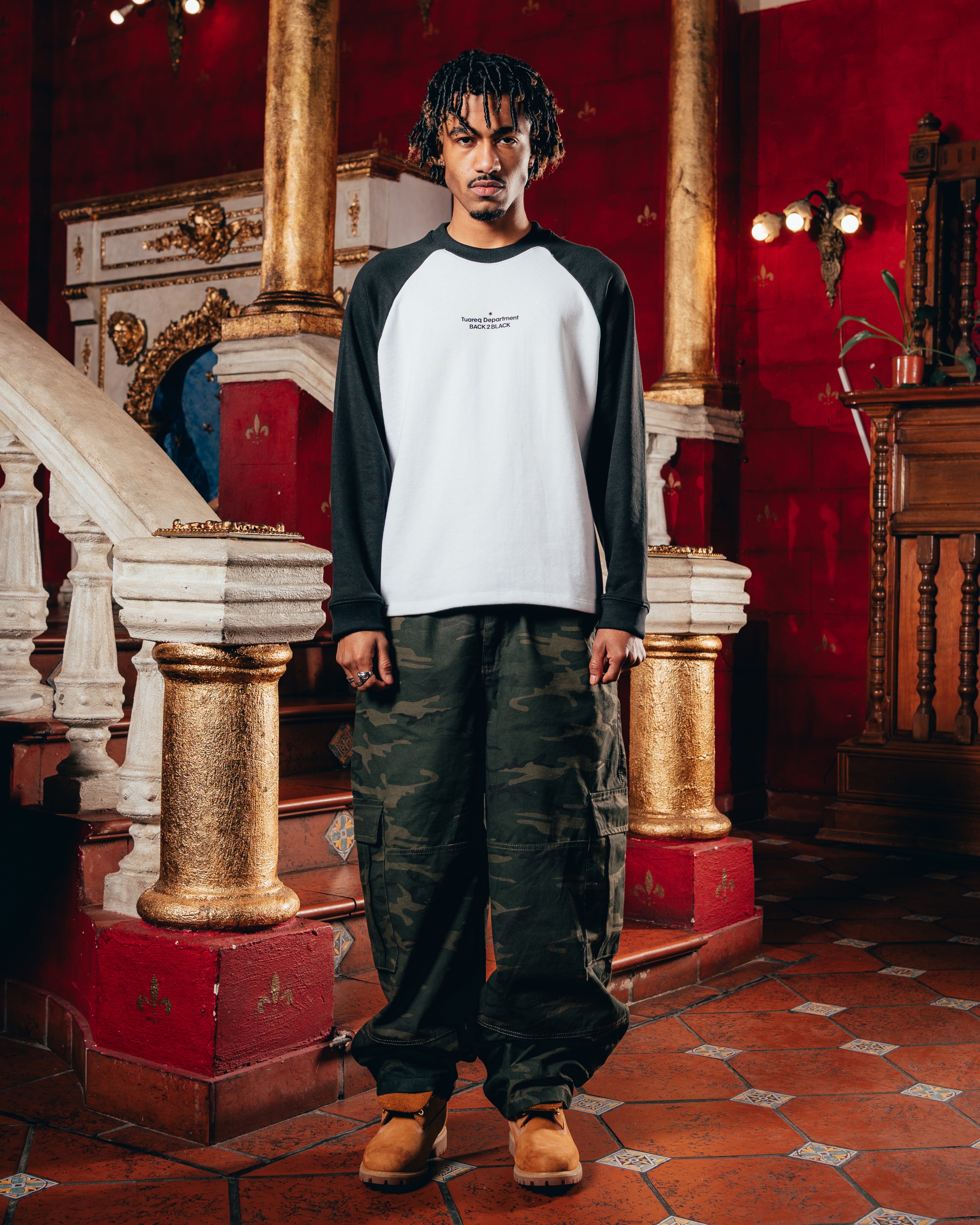CREWNECK RANGLAN [ B2B ] WHITE