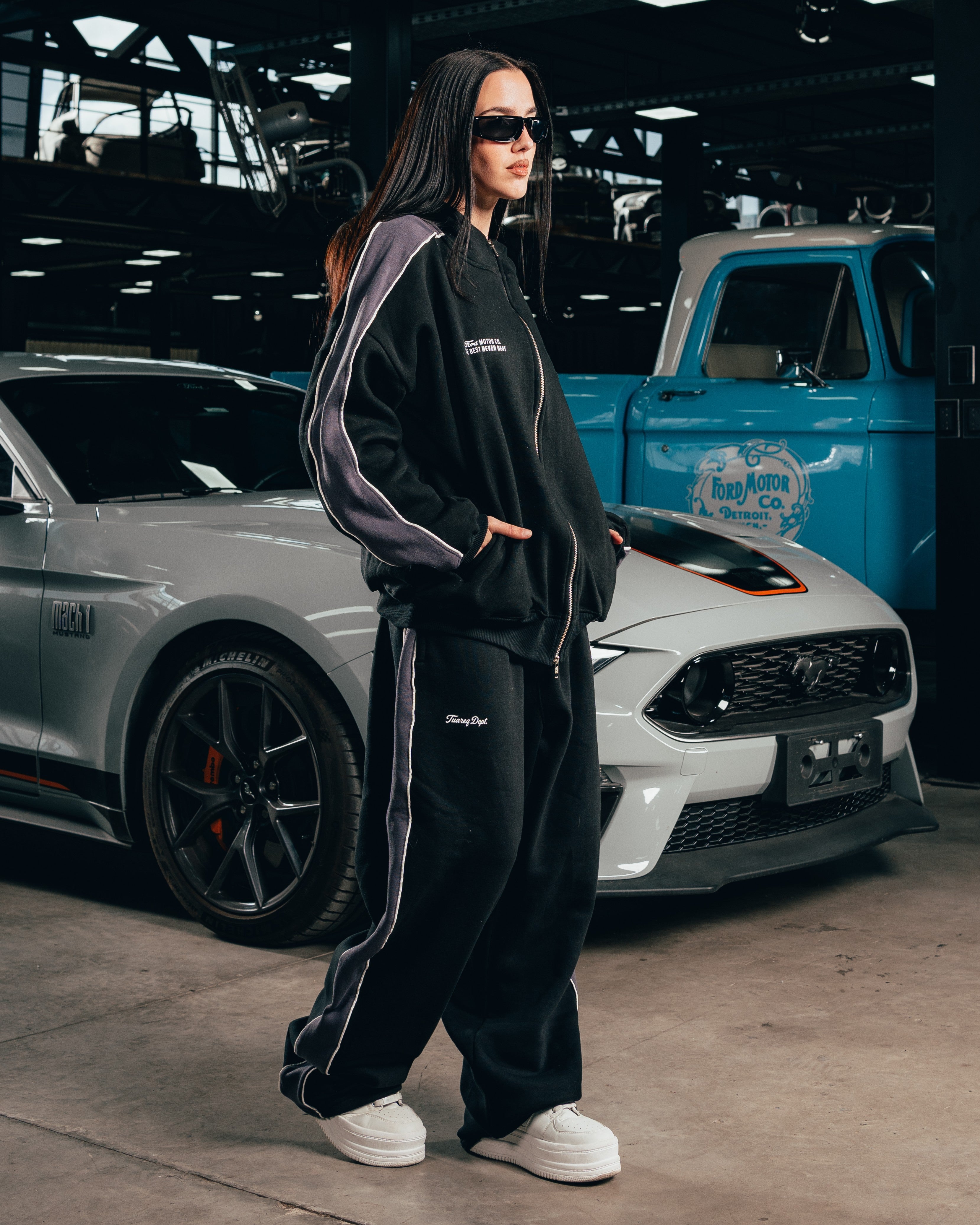 CONJUNTO DE INVIERNO [ FORD ] BICOLOR BLACK
