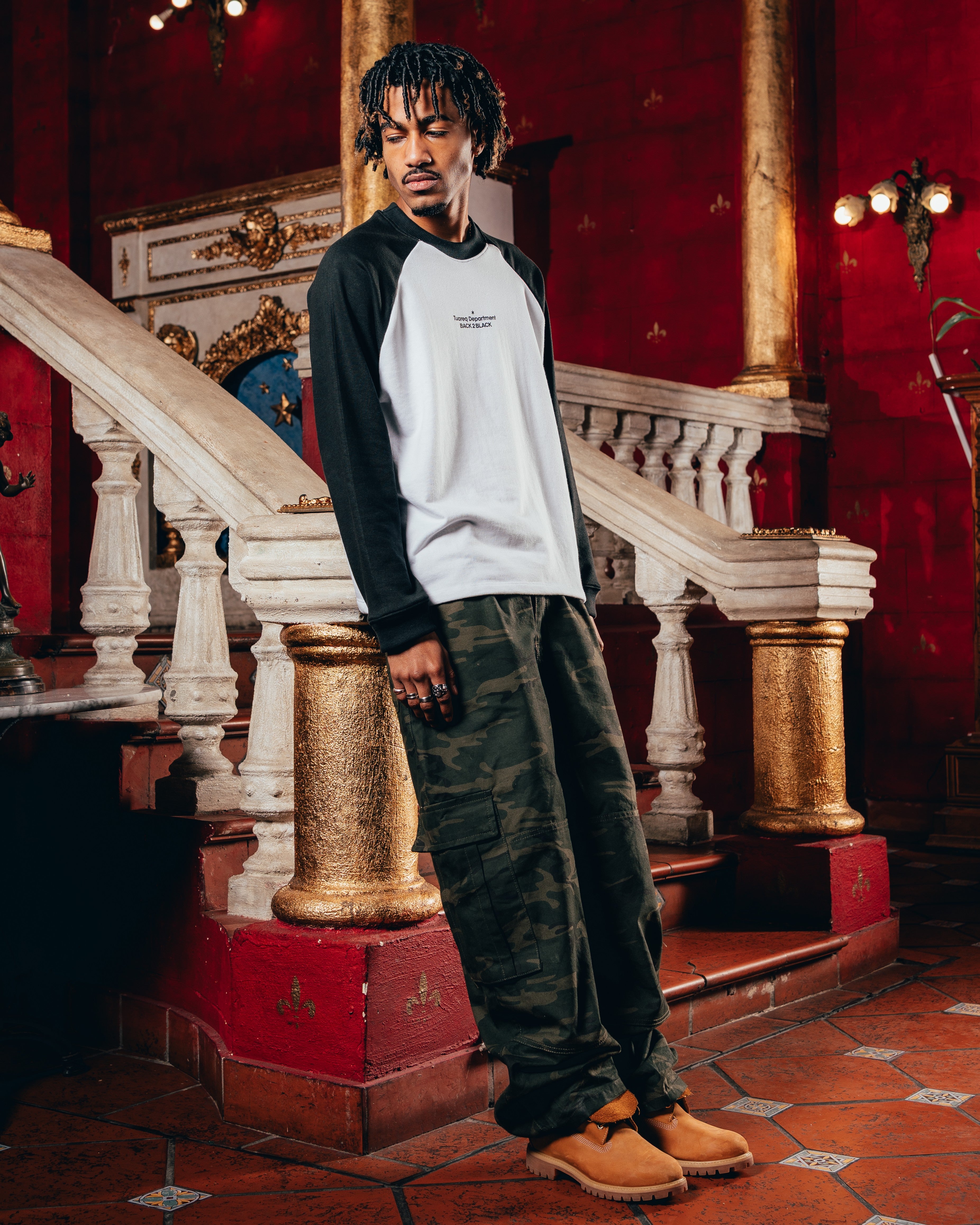 CREWNECK RANGLAN [ B2B ] WHITE