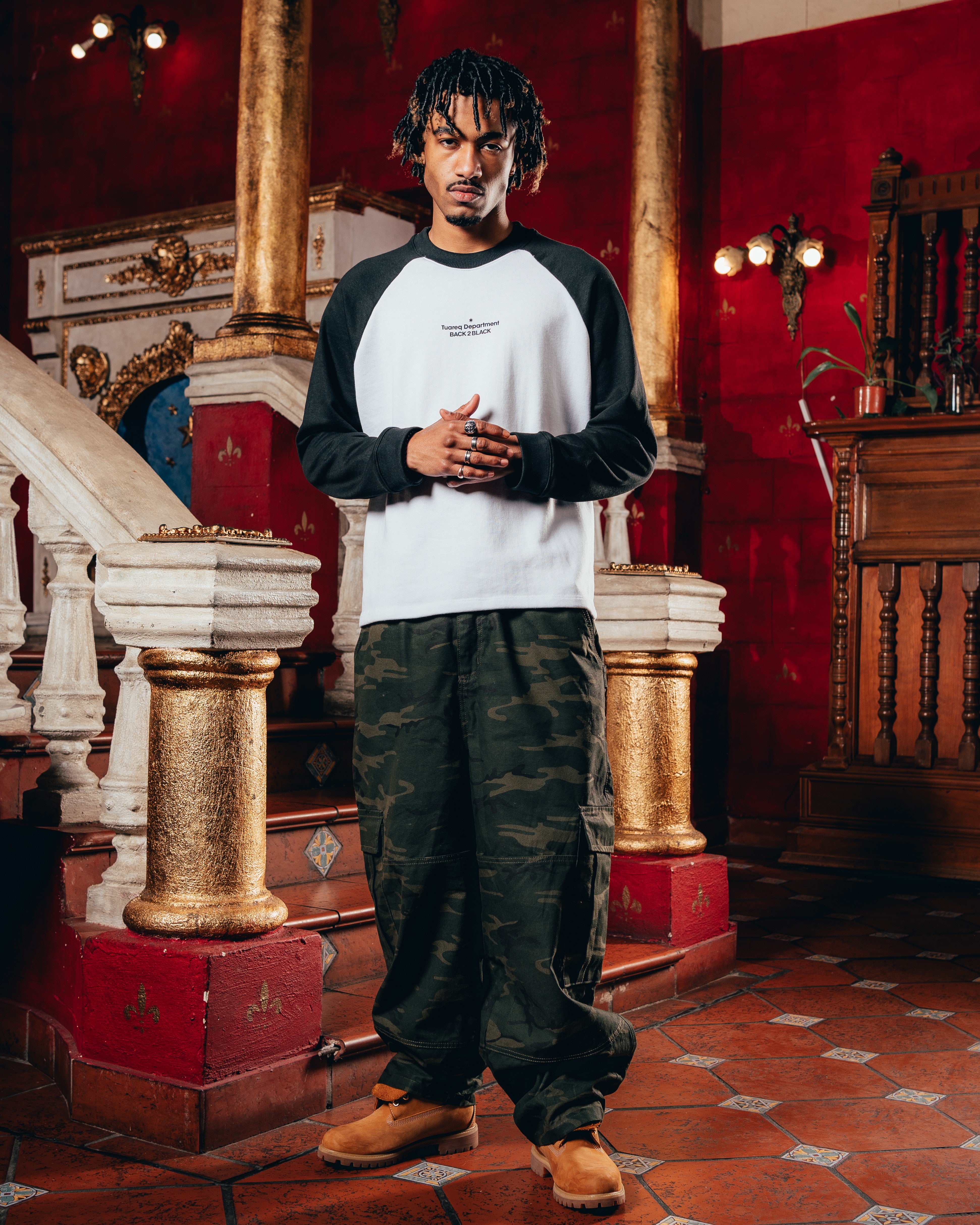 CREWNECK RANGLAN [ B2B ] WHITE