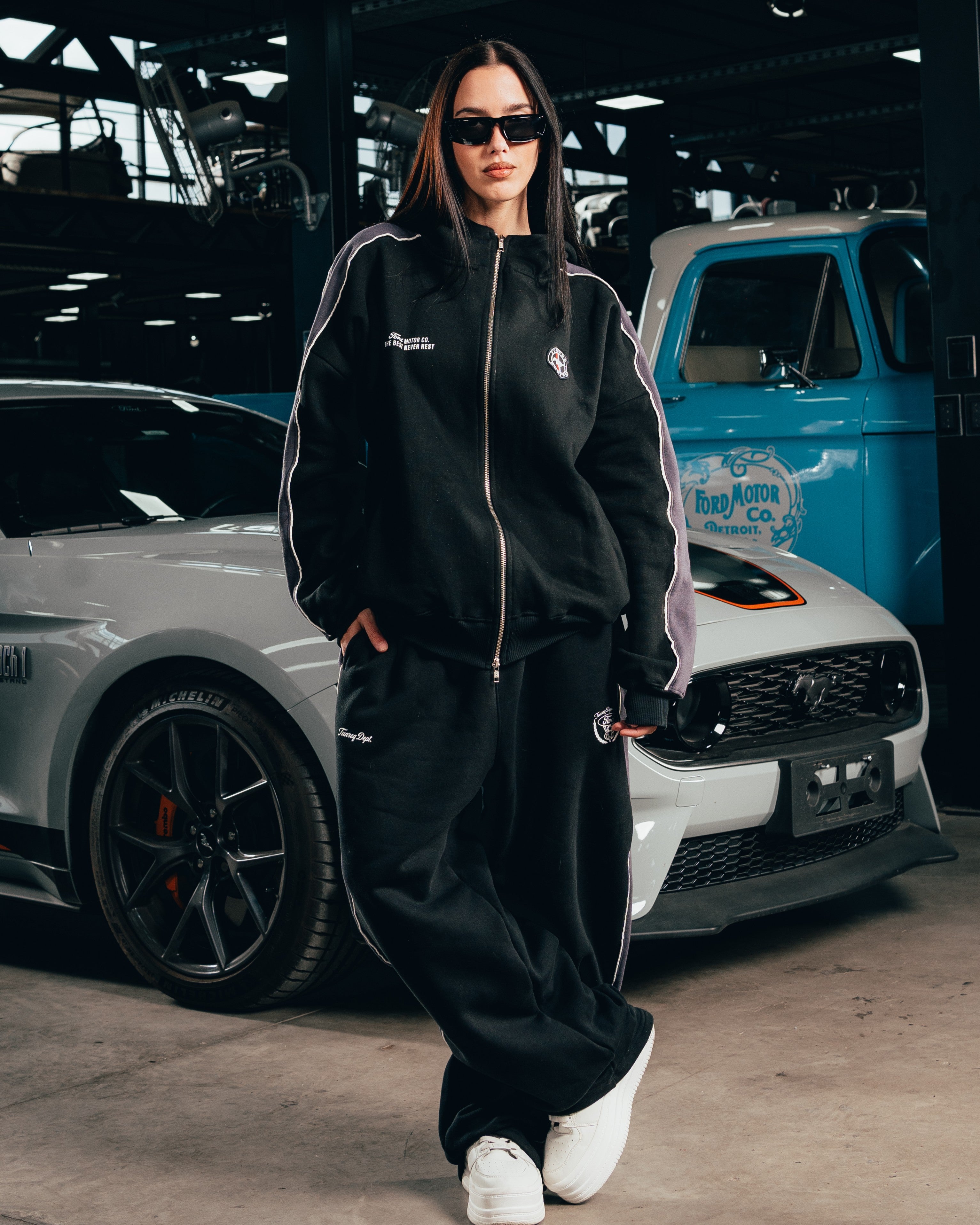 CONJUNTO DE INVIERNO [ FORD ] BICOLOR BLACK