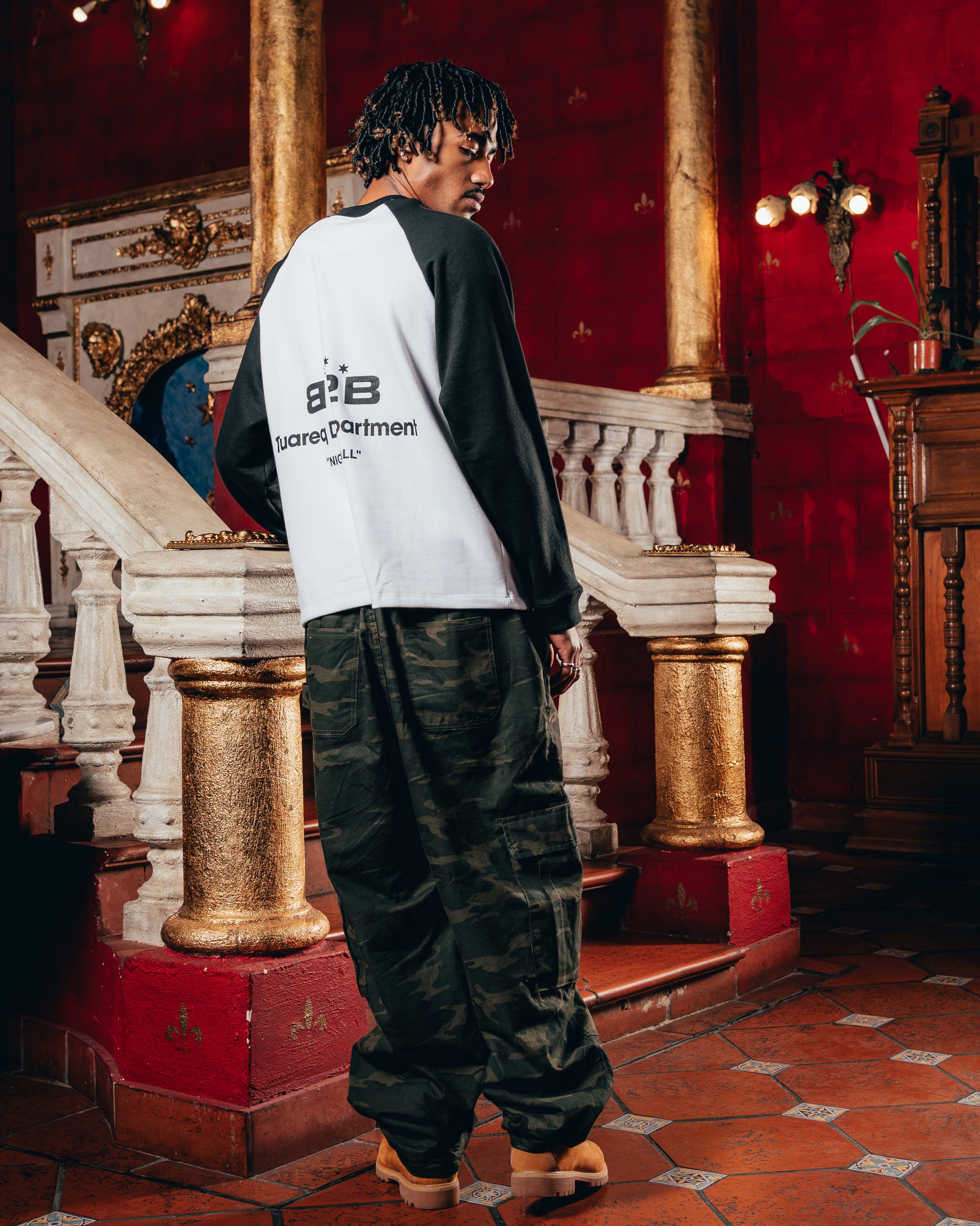 CREWNECK RANGLAN [ B2B ] WHITE
