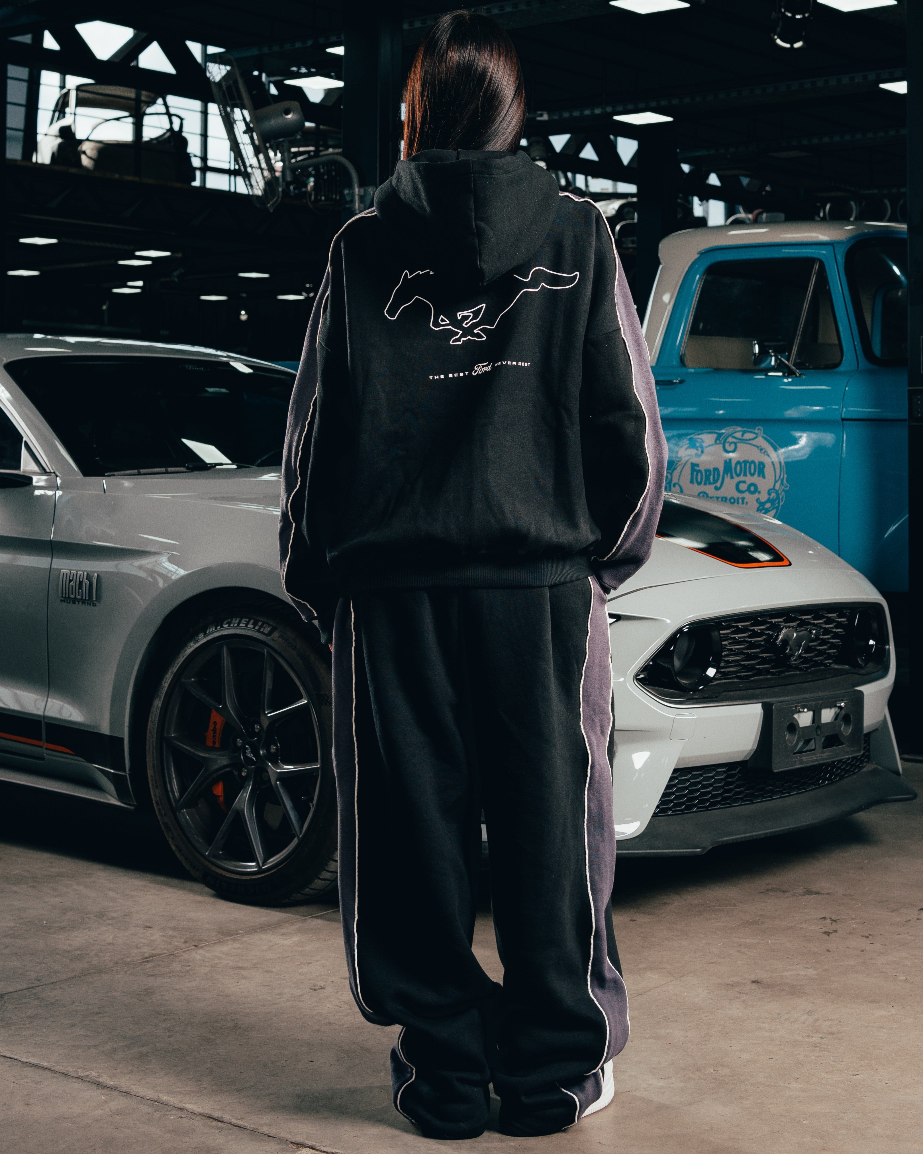 CONJUNTO DE INVIERNO [ FORD ] BICOLOR BLACK
